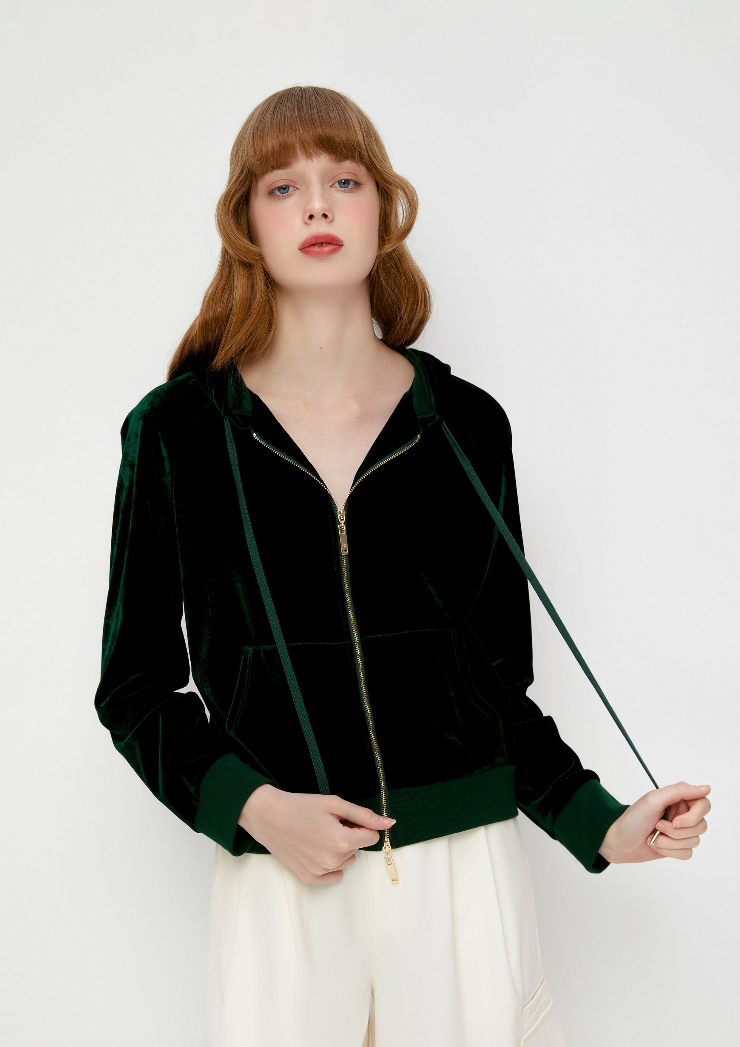Velvet Hoodie Sweater Comfy Spots