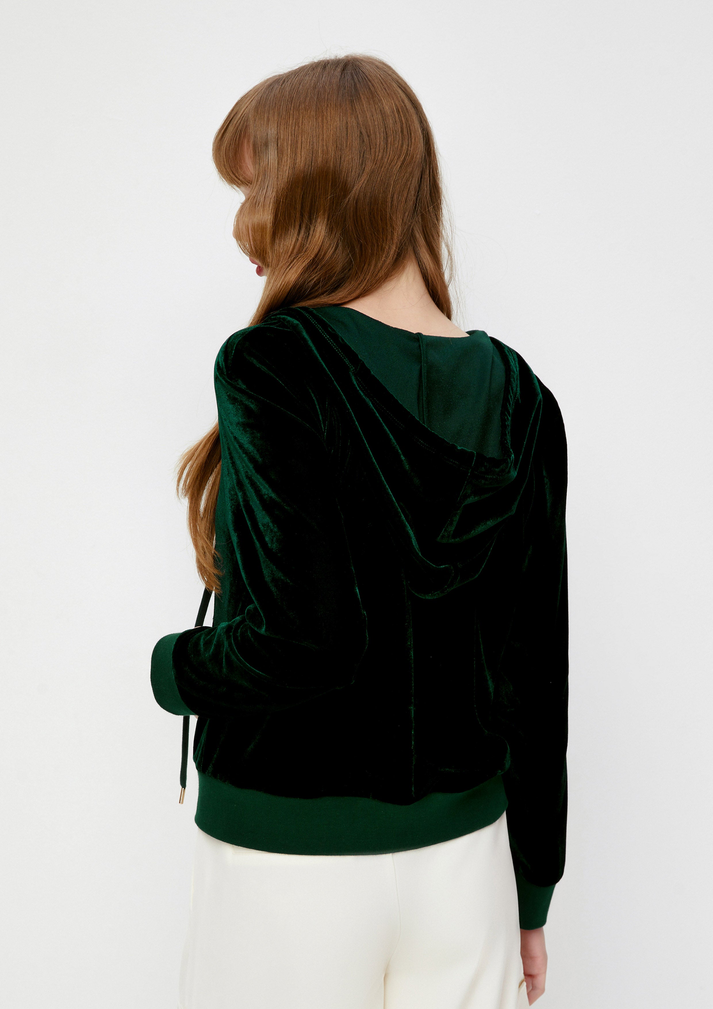 Velvet Hoodie Sweater Comfy Spots