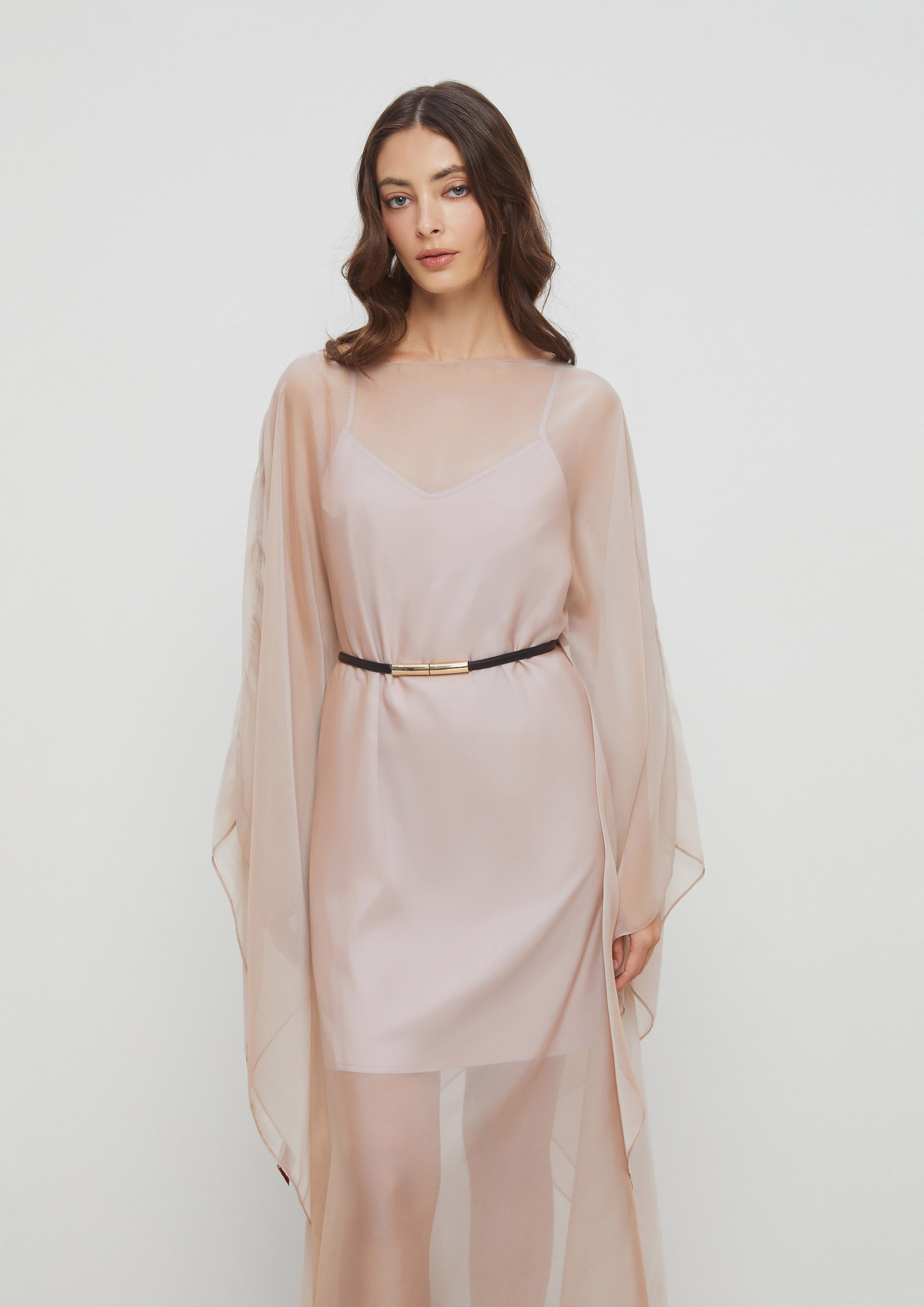 Sheer Dress With Lining Gladiator