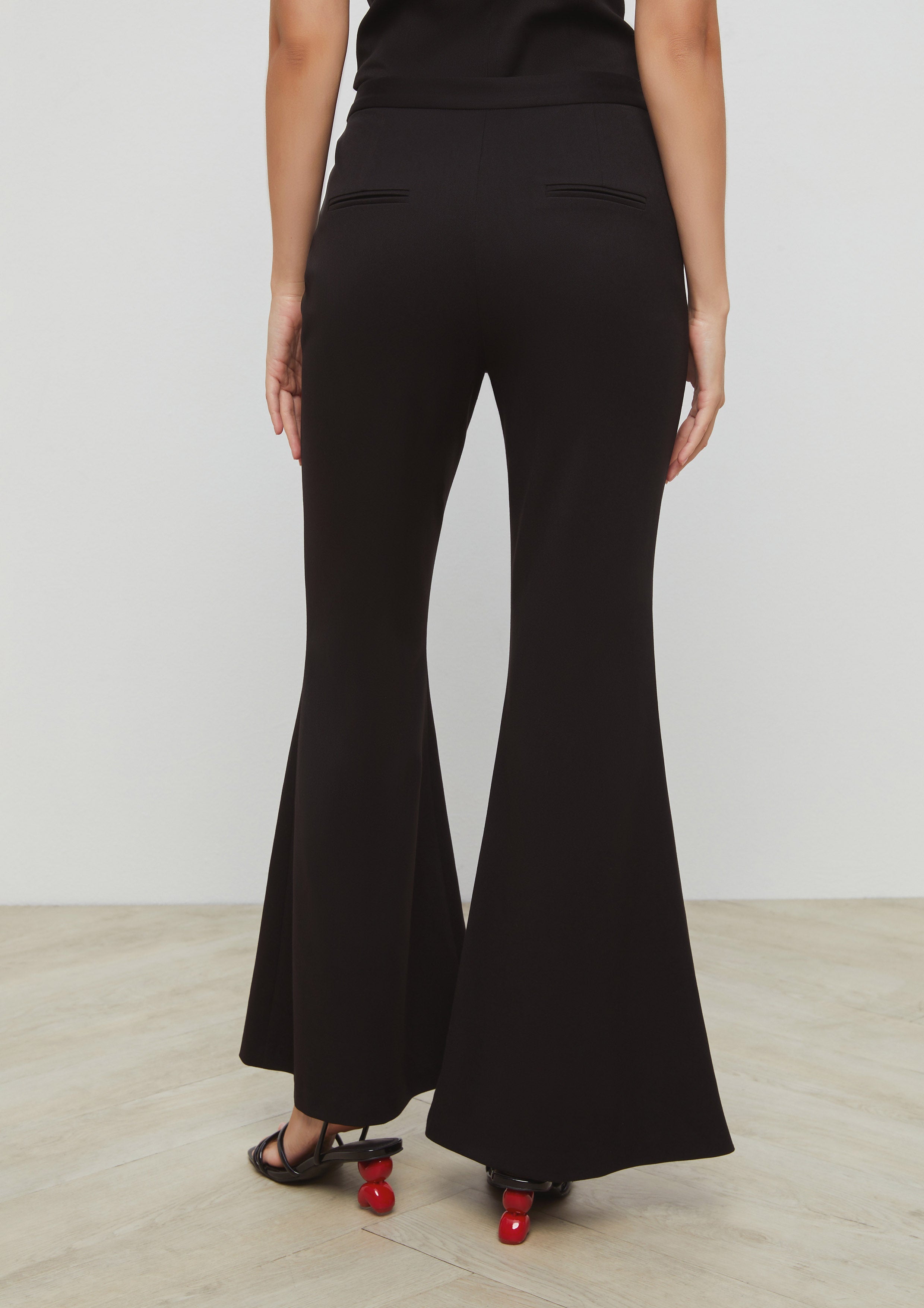 Front Slit With Pins Pants Eclipse Garden