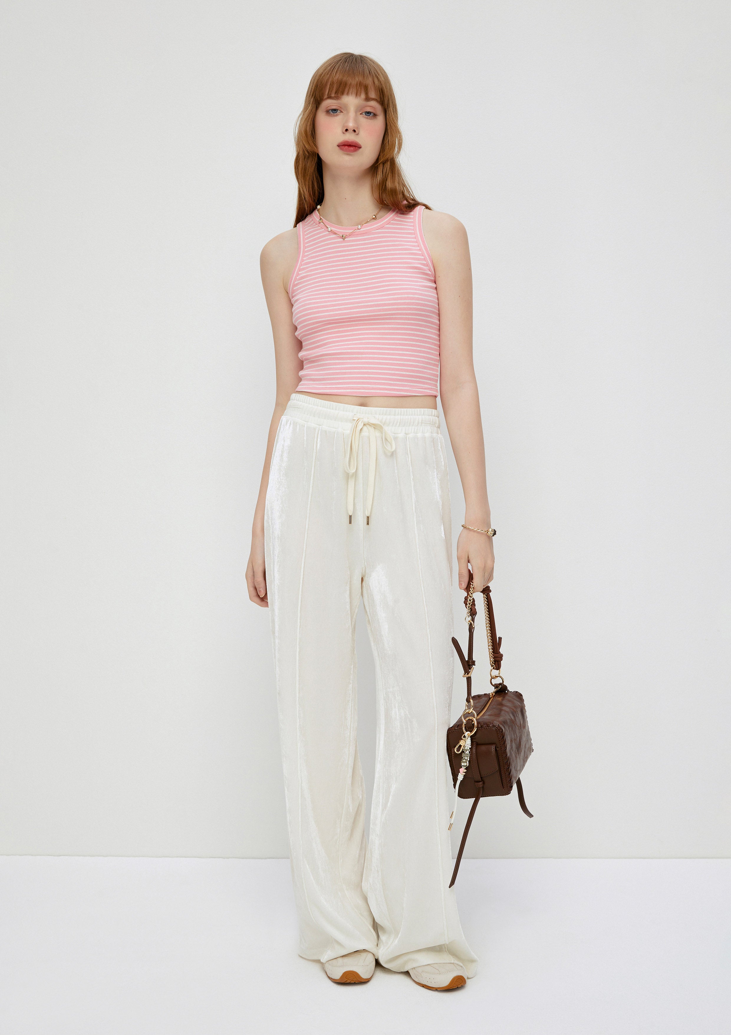 Stripe Crop Top Comfy Spots