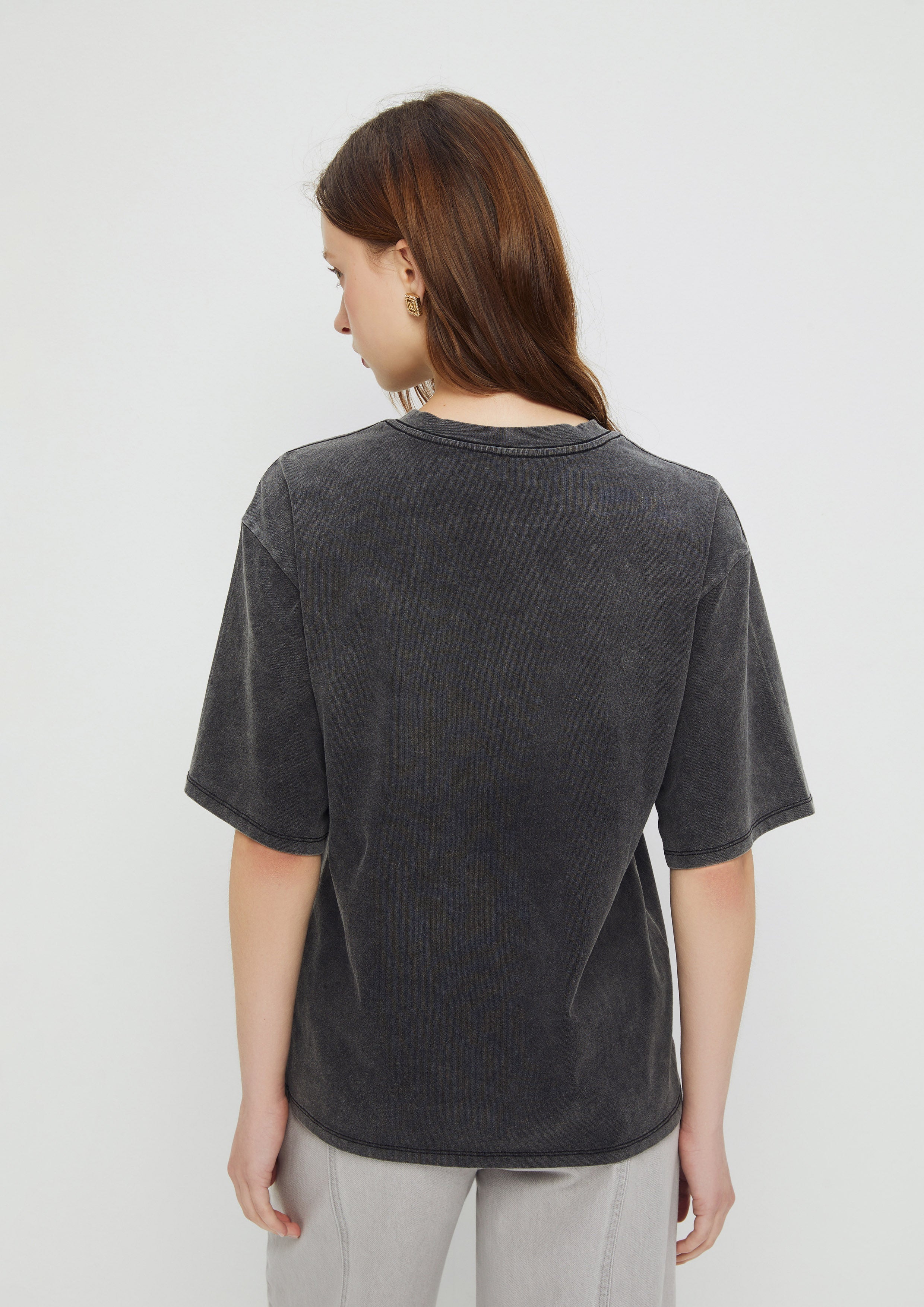 เสื้อยืดแขนสั้นพิมพ์ลาย คอลเลกชัน Enchaned Forest