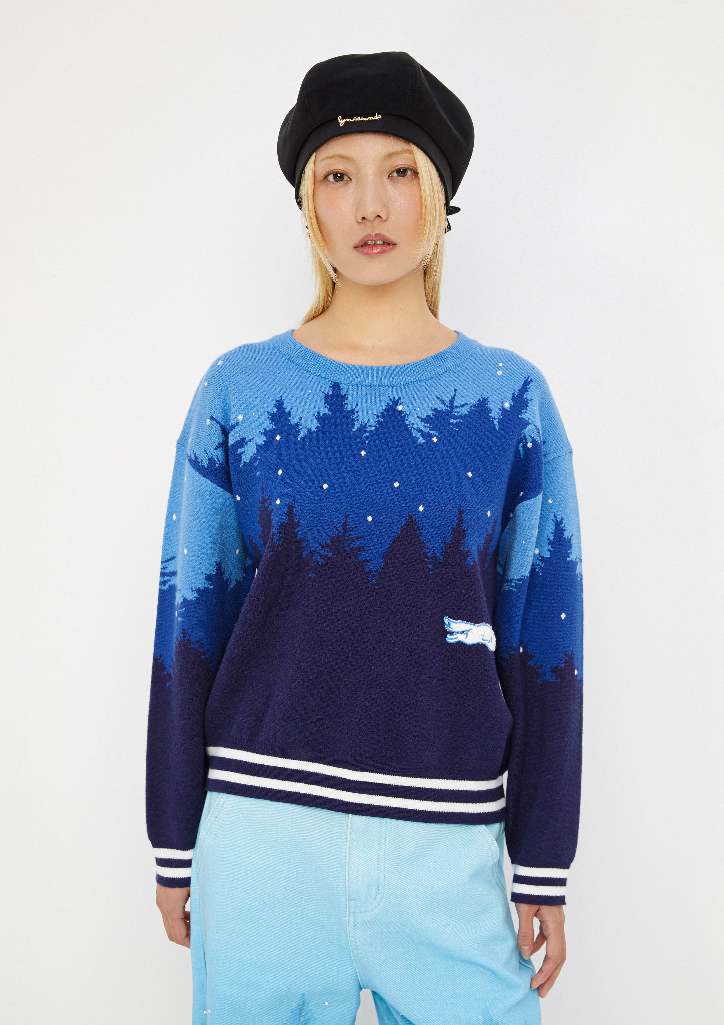 Pine Long Sleeve Pullover Mist Through The Pine