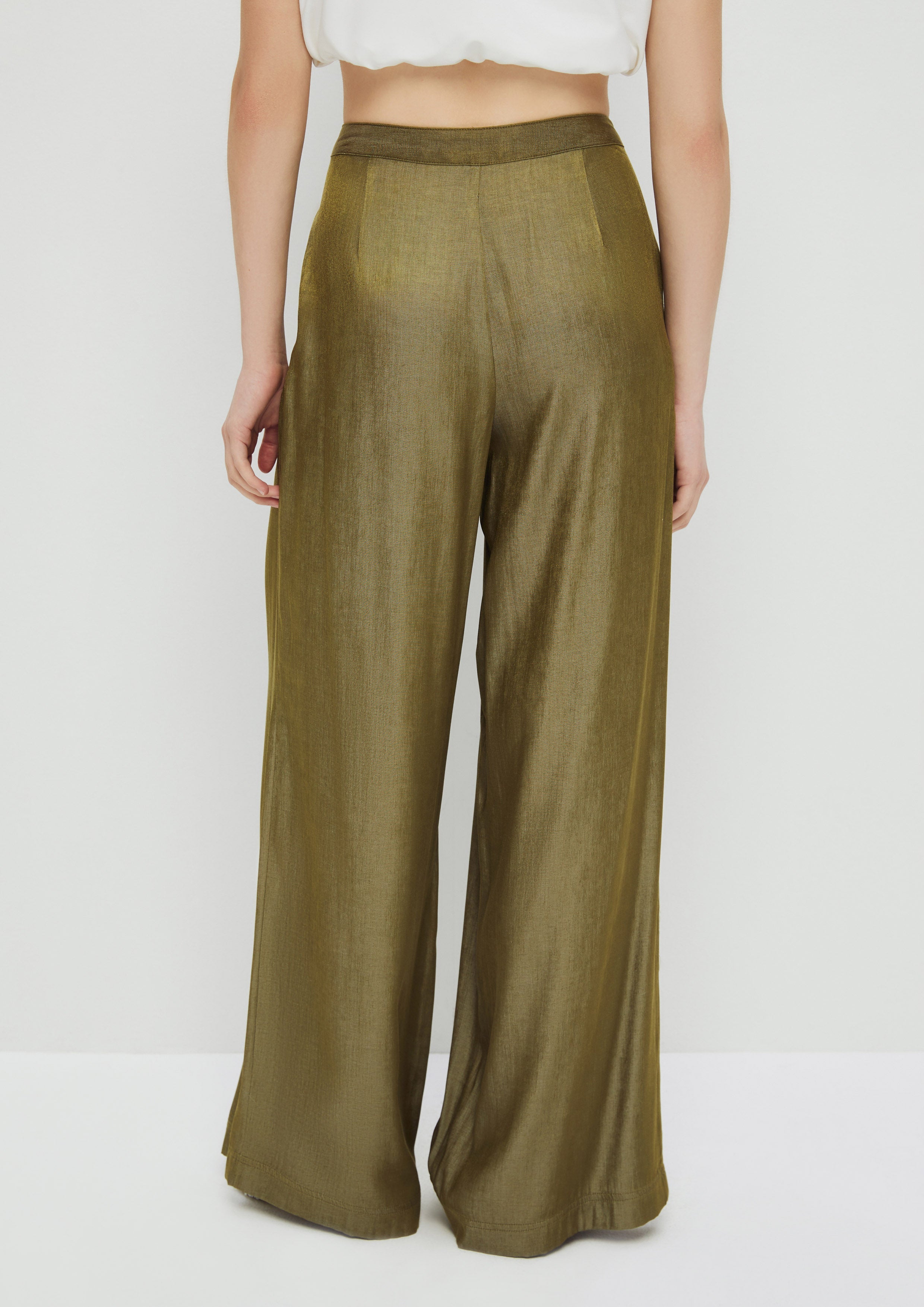 High Waist Wide Pants Sparkling Stars