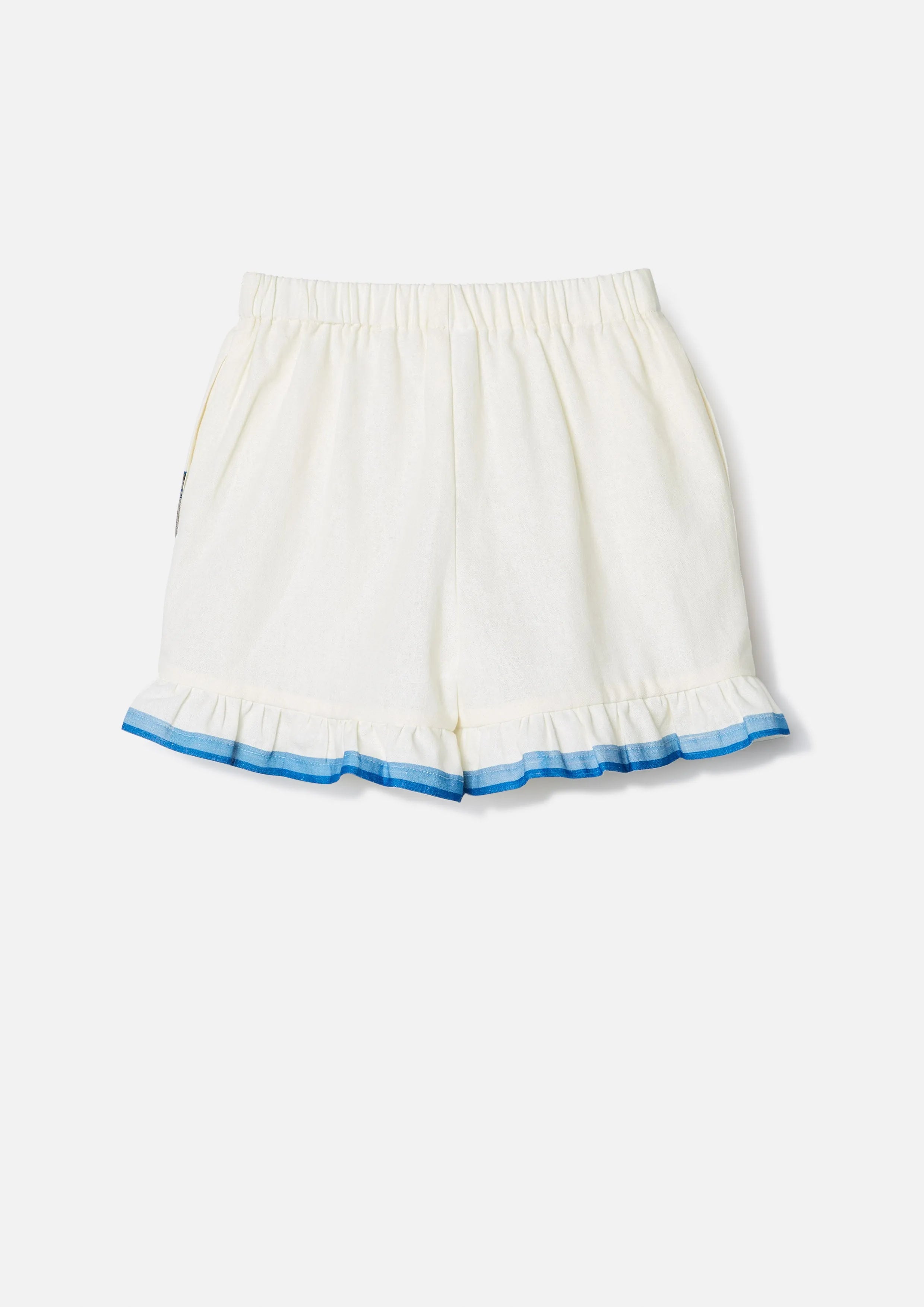 Garden Friends Printed Ruffle Shorts For Girls Soleviva Vacation Collection