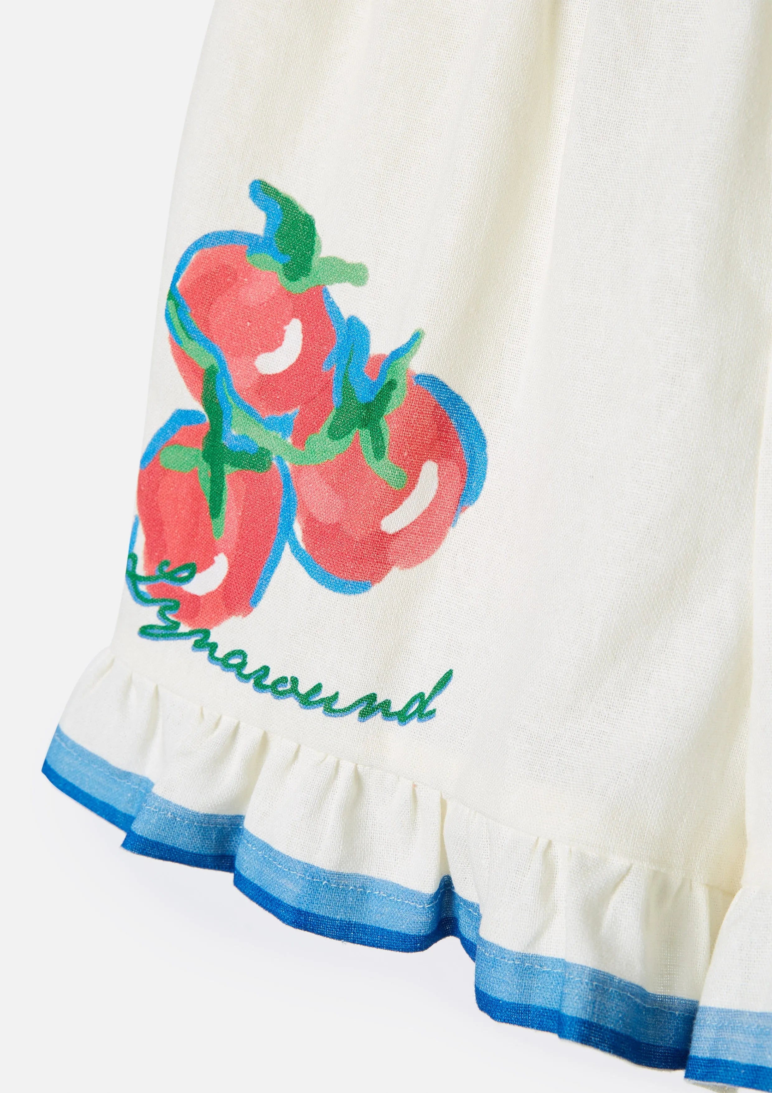 Garden Friends Printed Ruffle Shorts For Girls Soleviva Vacation Collection