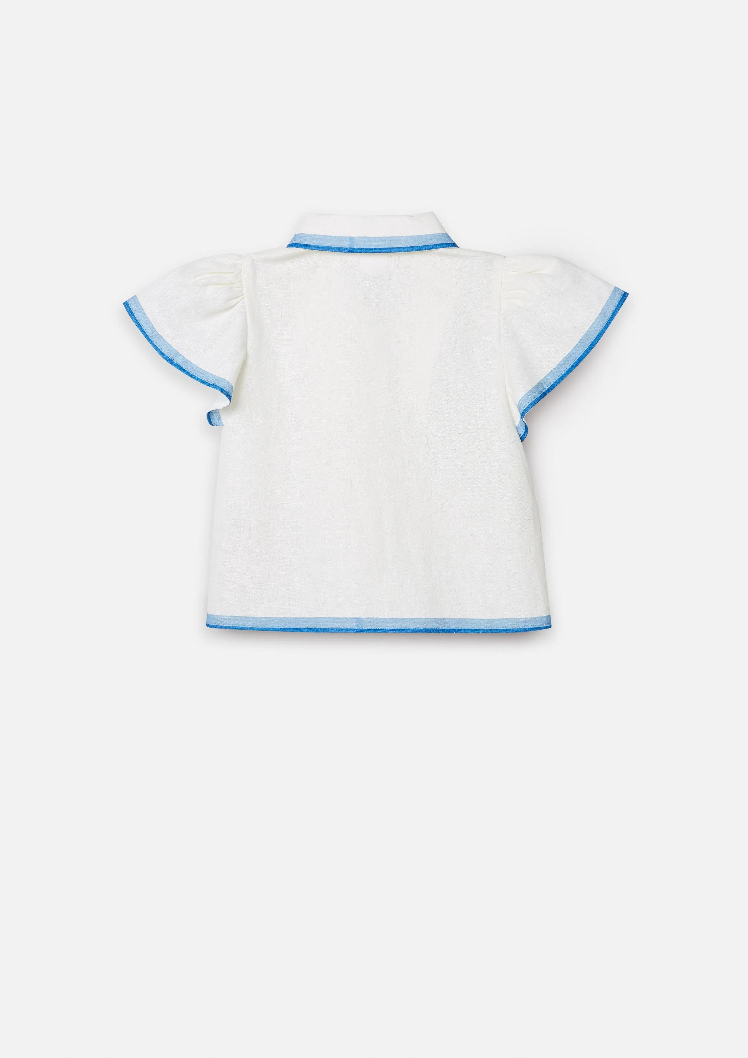 Picnic Story Printed Short Sleeve Shirt For Girls Soleviva Vacation Collection