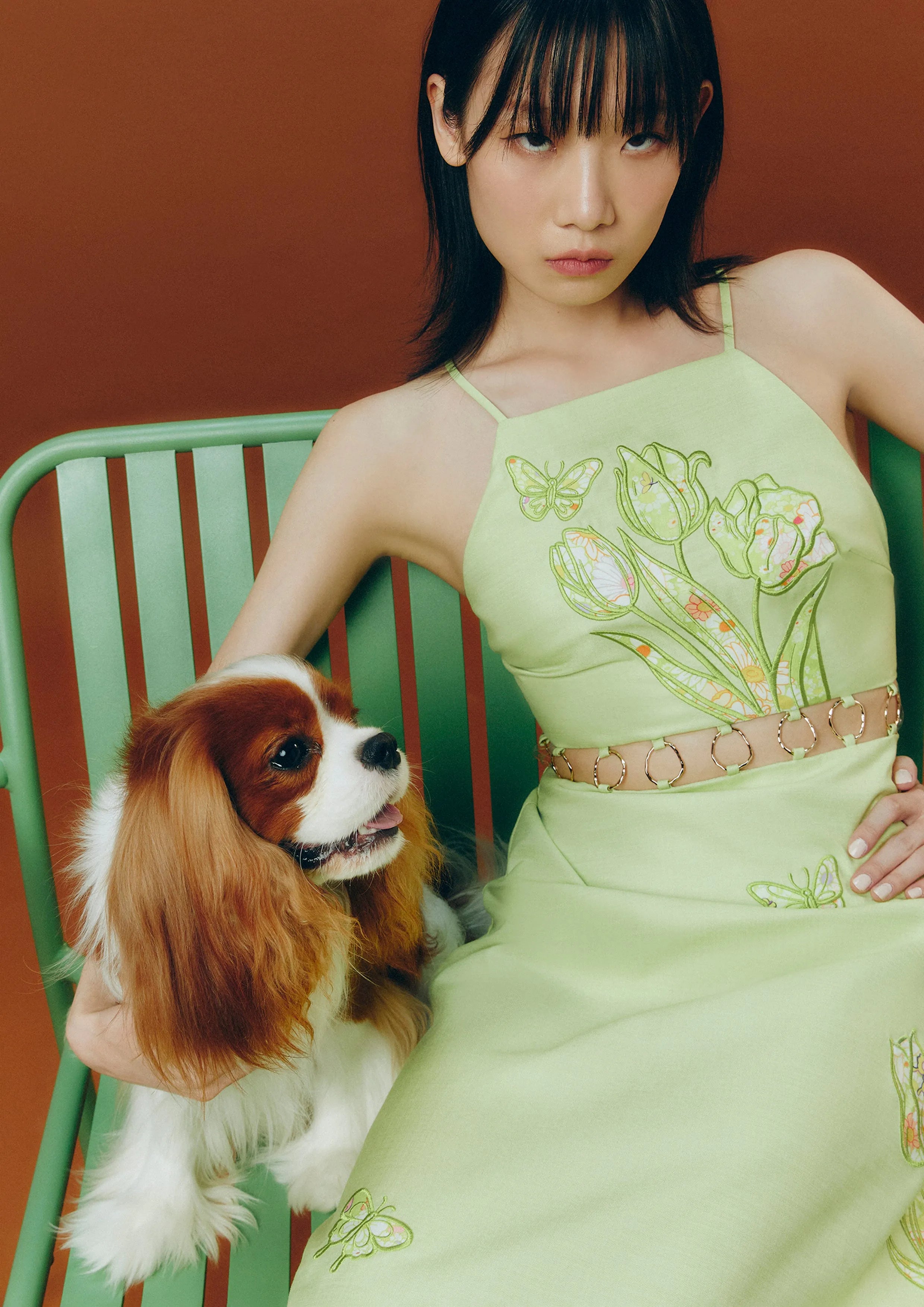 Floral Embroidery Maxi Dress Quirk Quest Collection