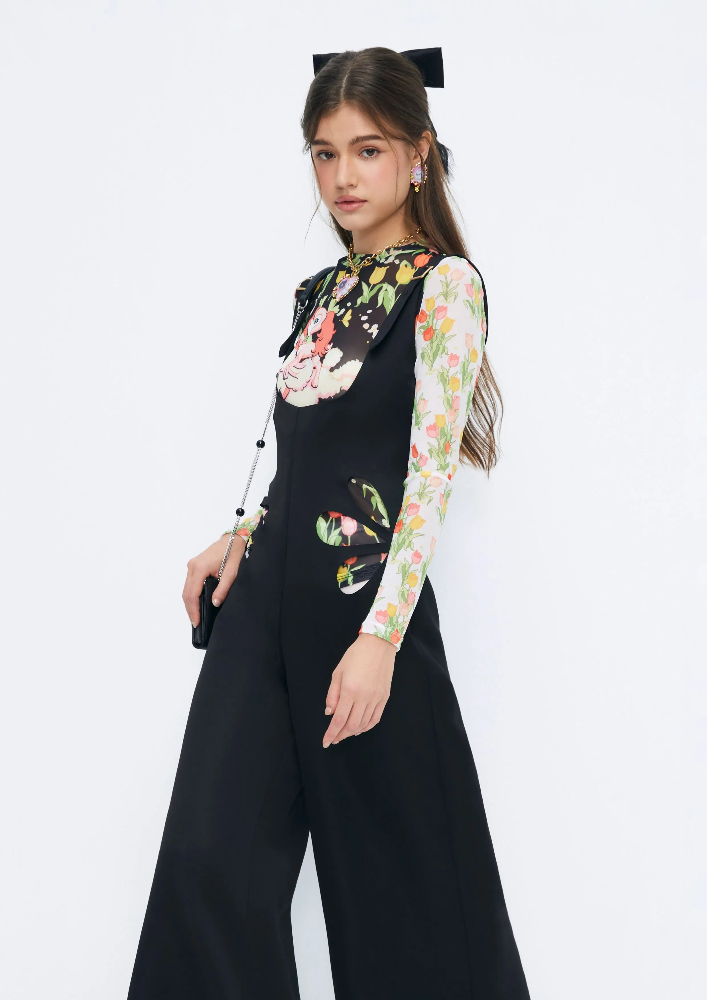 Cut-Out Sleeveless Jumpsuit Soleviva Vacation Collection
