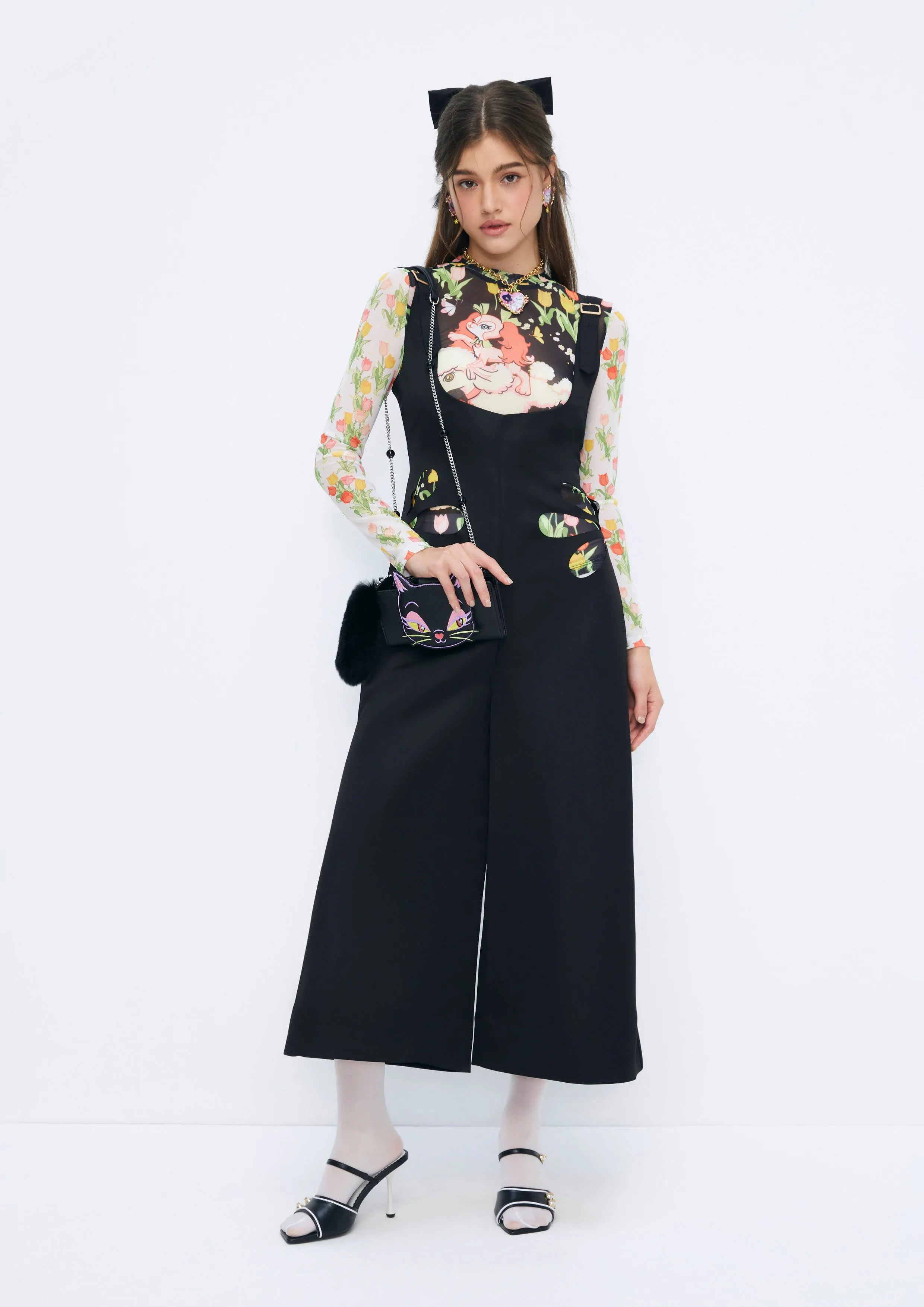 Cut-Out Sleeveless Jumpsuit Soleviva Vacation Collection