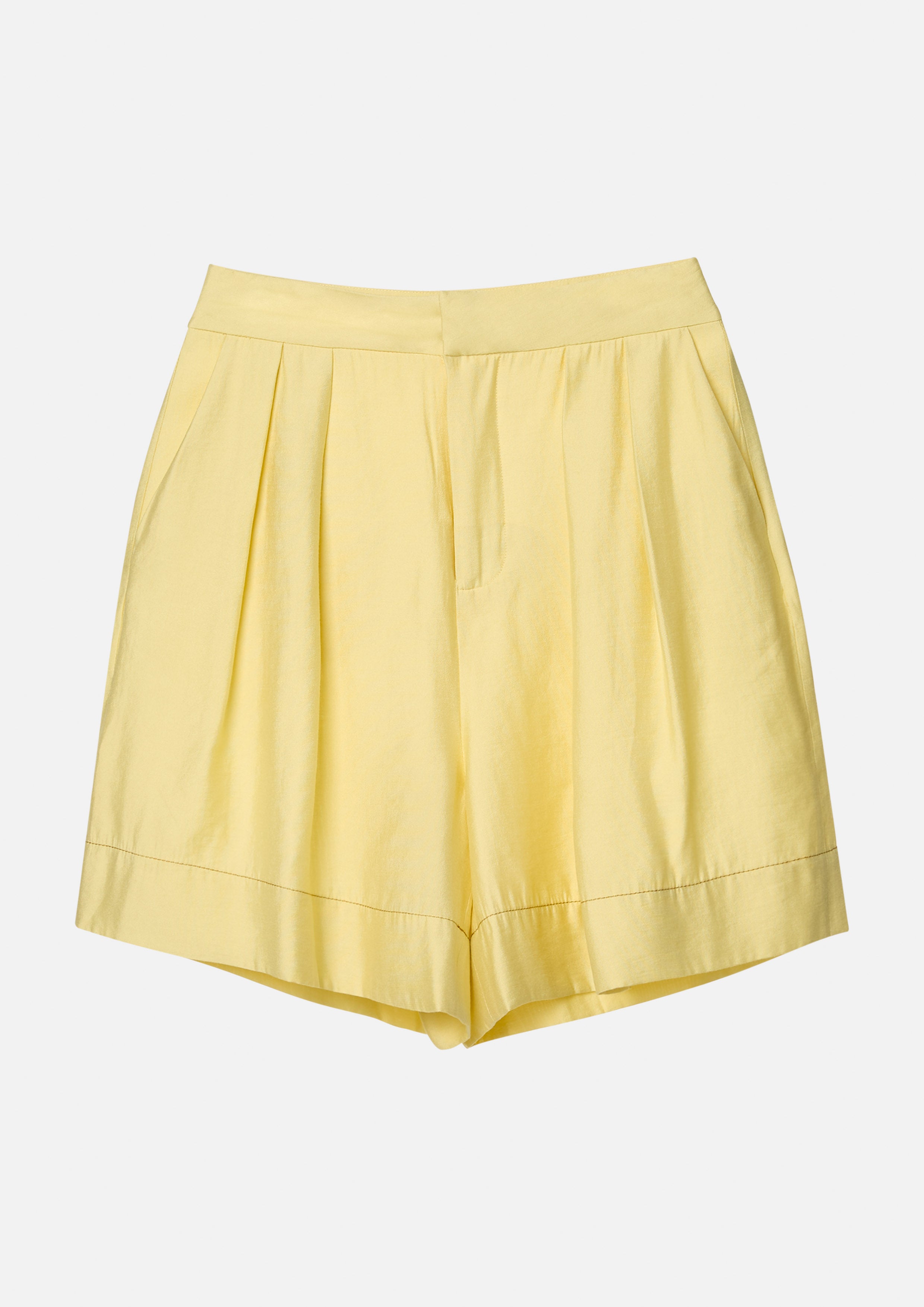 Pleated Waistband Shorts Margot's Summer Field