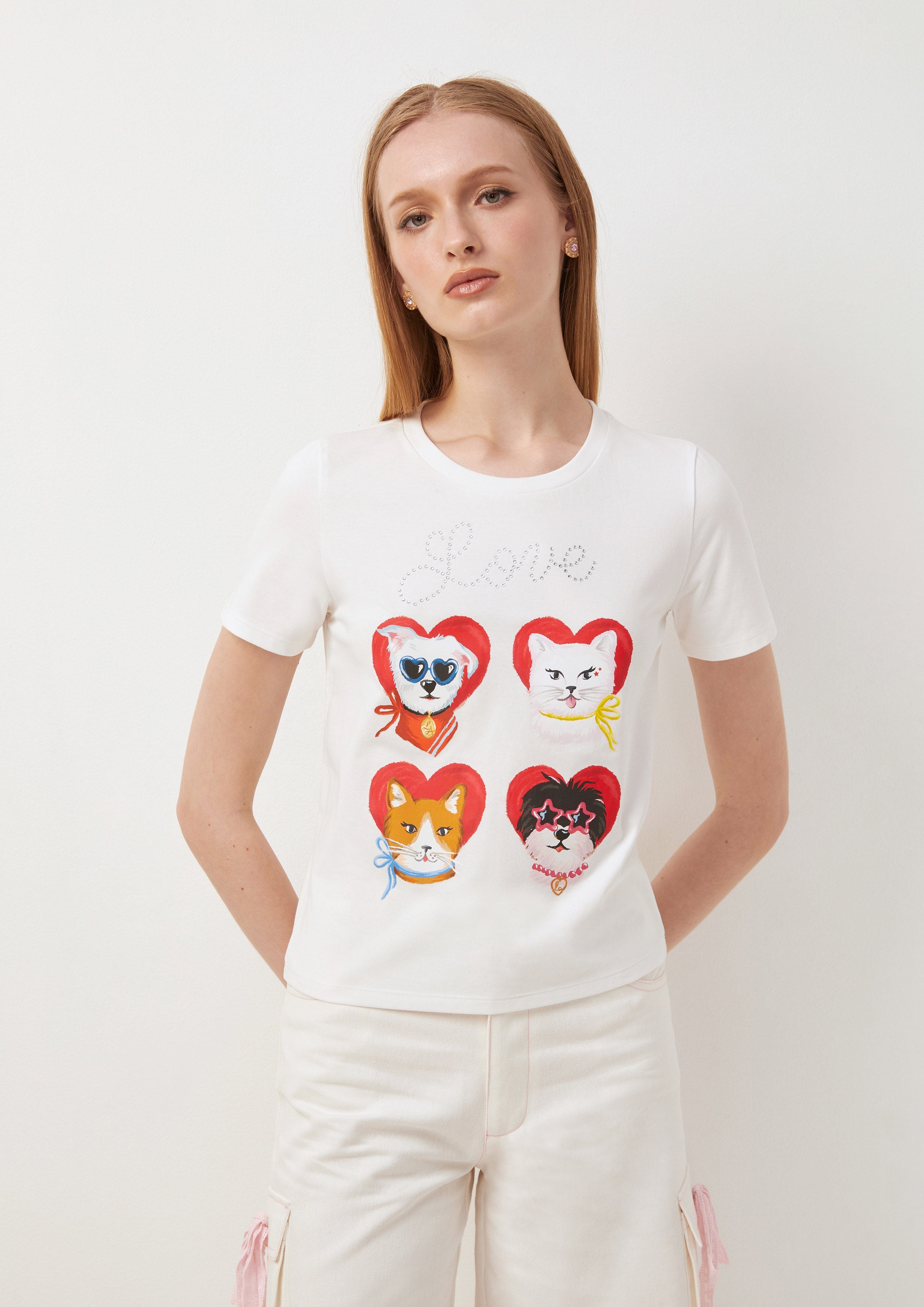 เสื้อยืด ลาย Love Pet Portrait SPF is My BFF