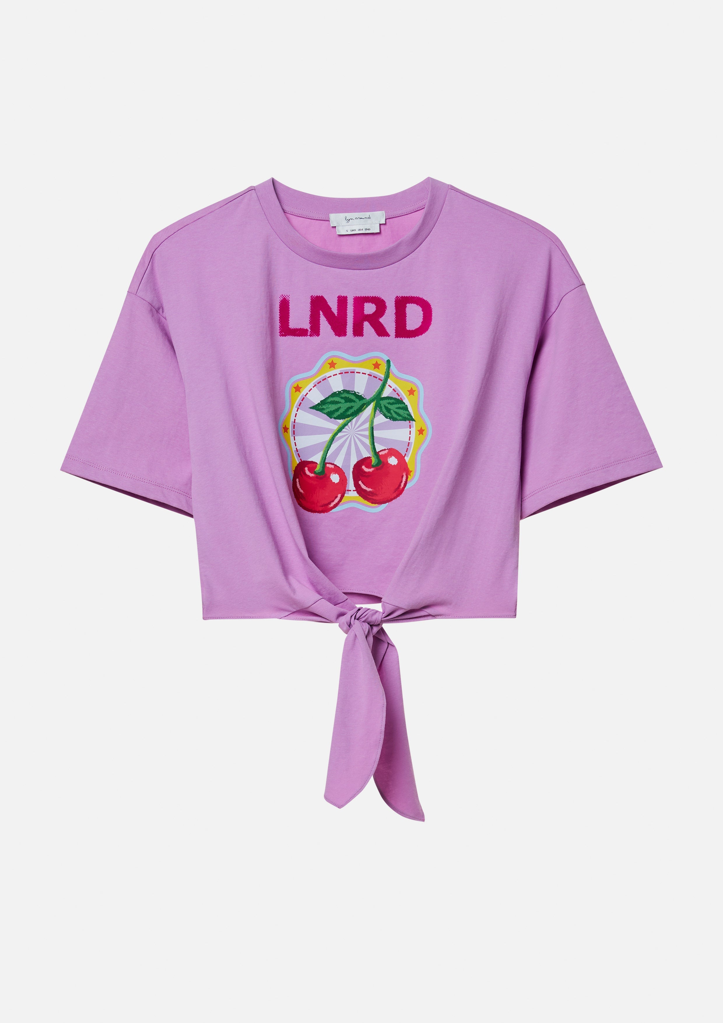 เสื้อยืด แต่งผูก ลายเชอร์รี่ SPF is My BFF