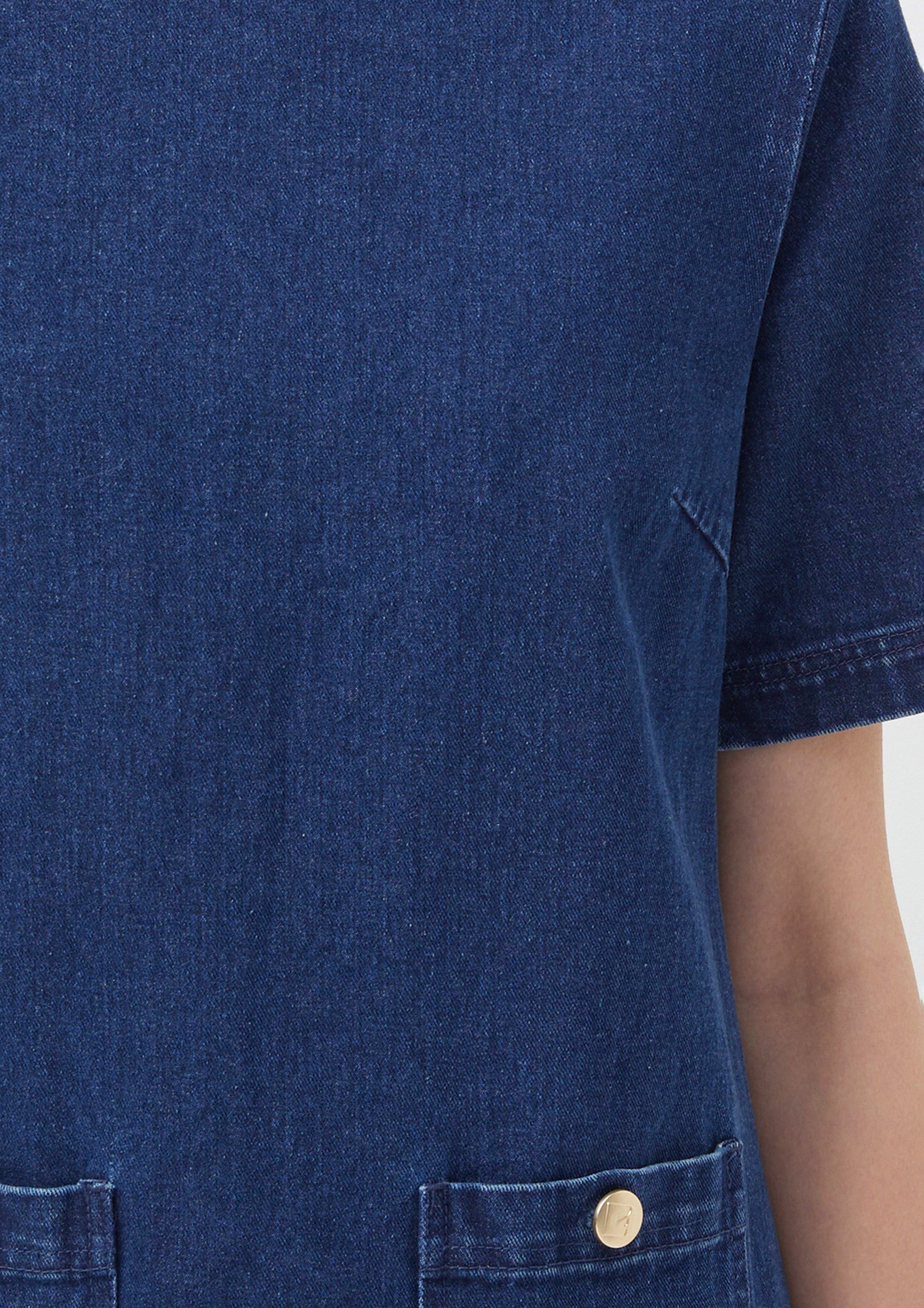 Pocket Mini Denim Dress Girls Just Wanna Have Sun