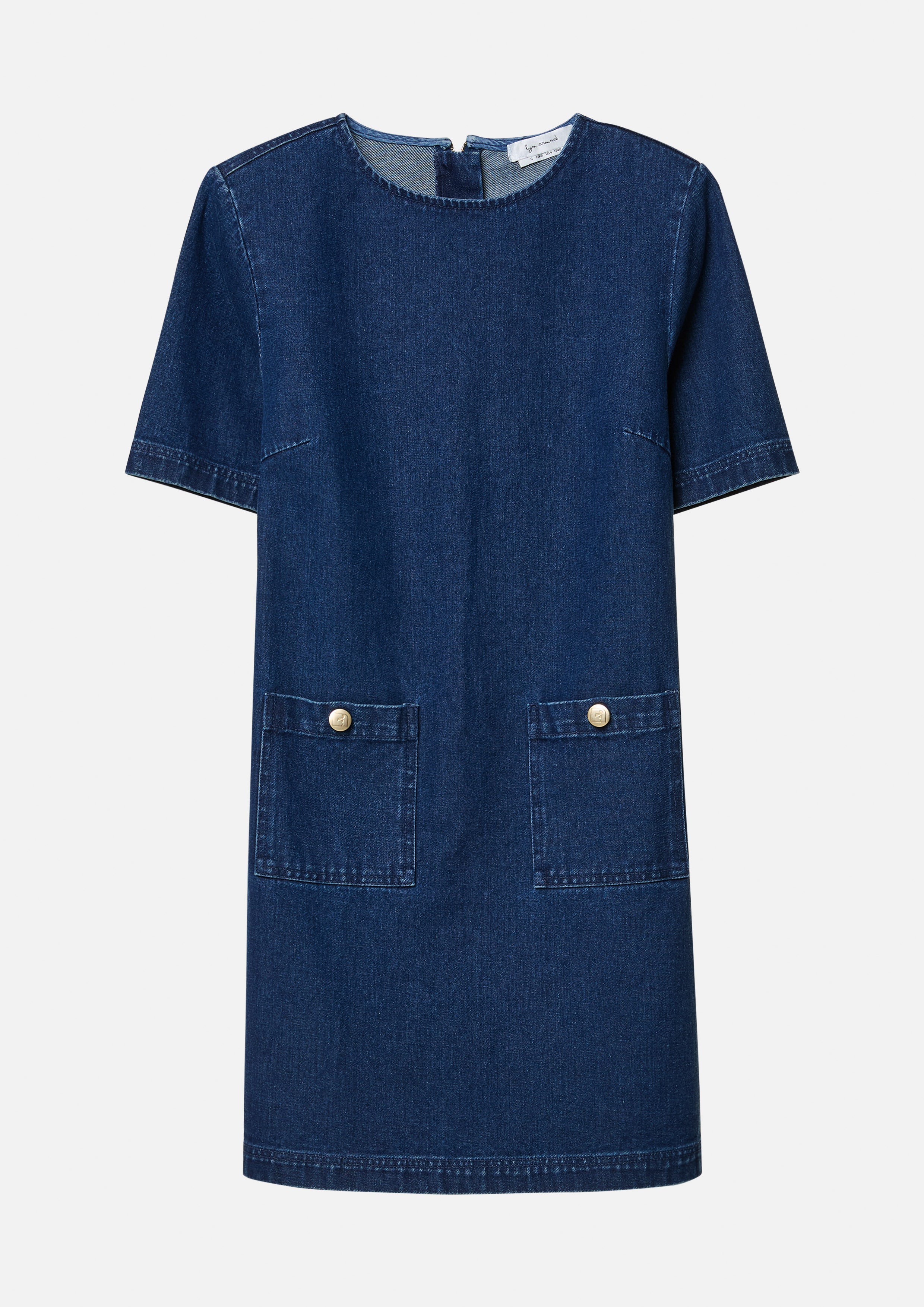 Pocket Mini Denim Dress Girls Just Wanna Have Sun