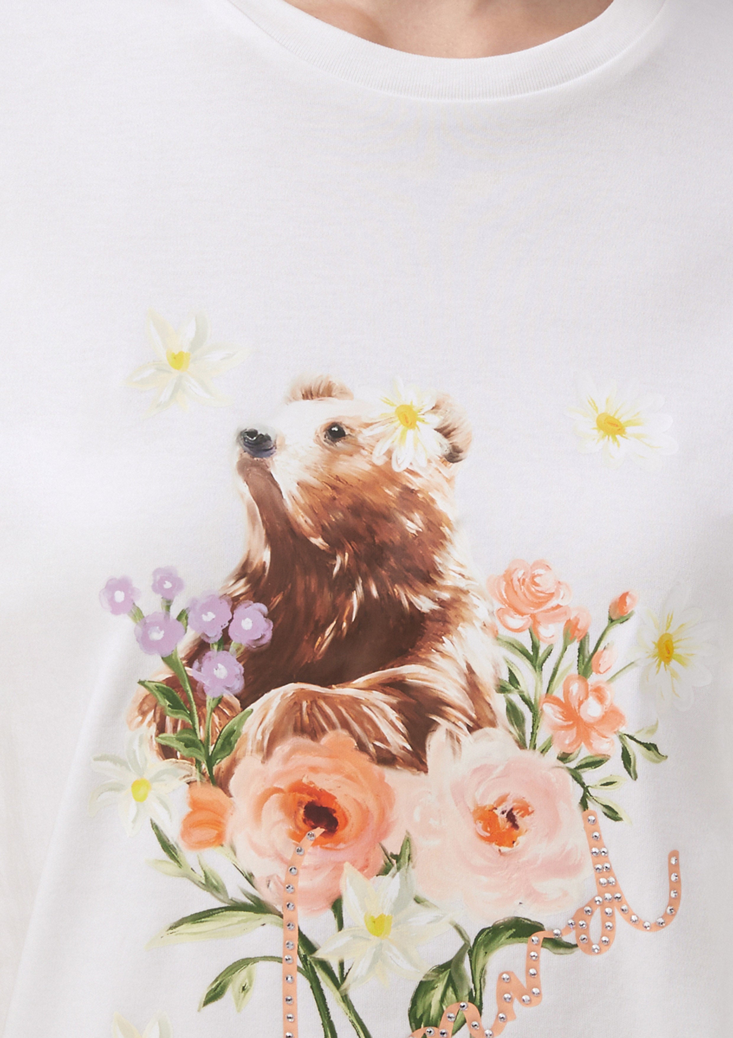 เสื้อยืด ลาย Bear in Bloom SPF is My BFF