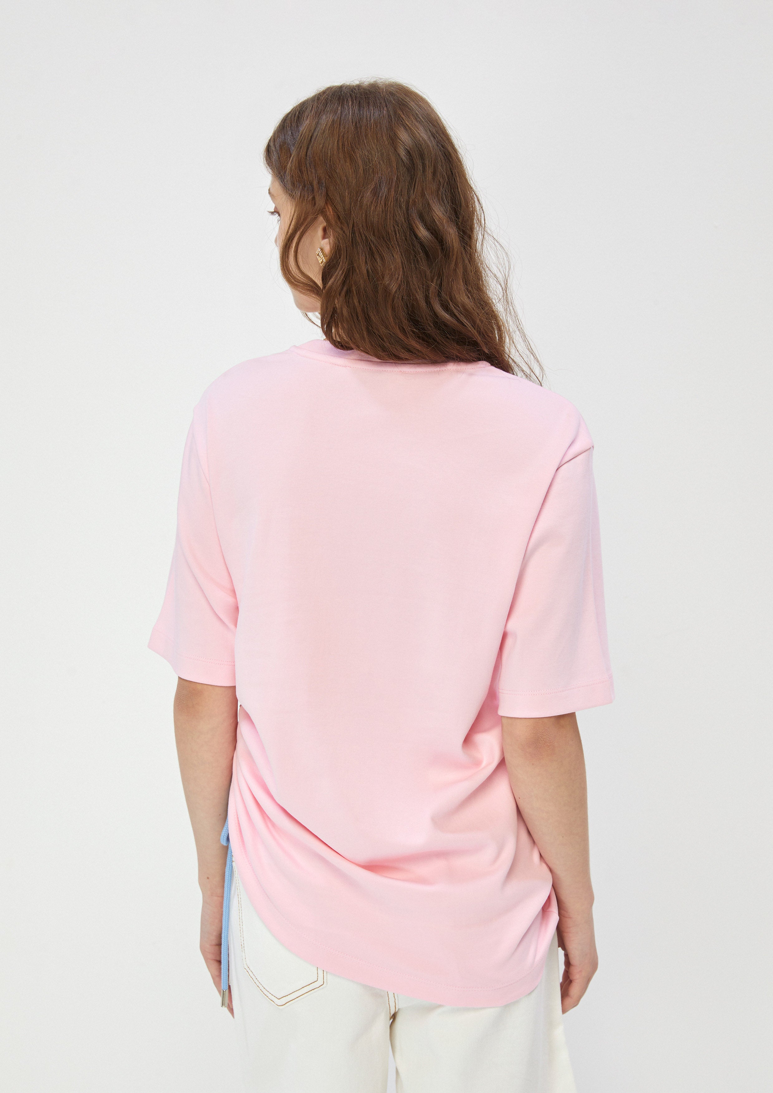 เสื้อยืด พิมพ์ลาย Neon Rose