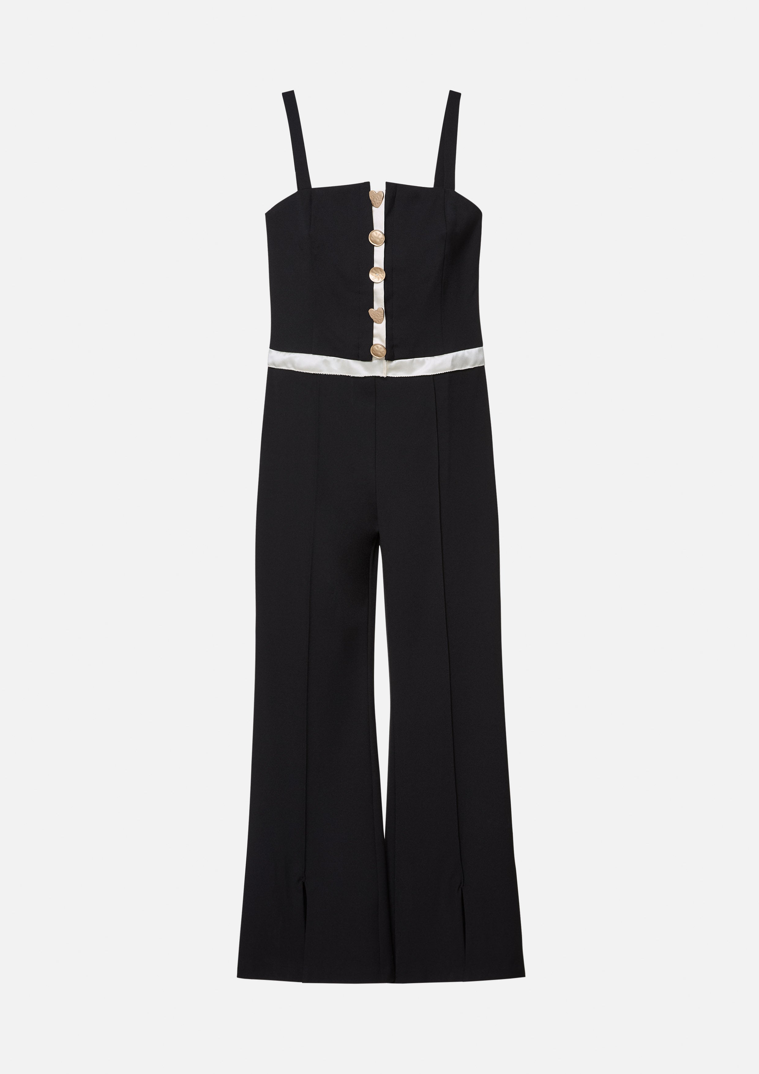 Strap Jumpsuit Crisp Groupier