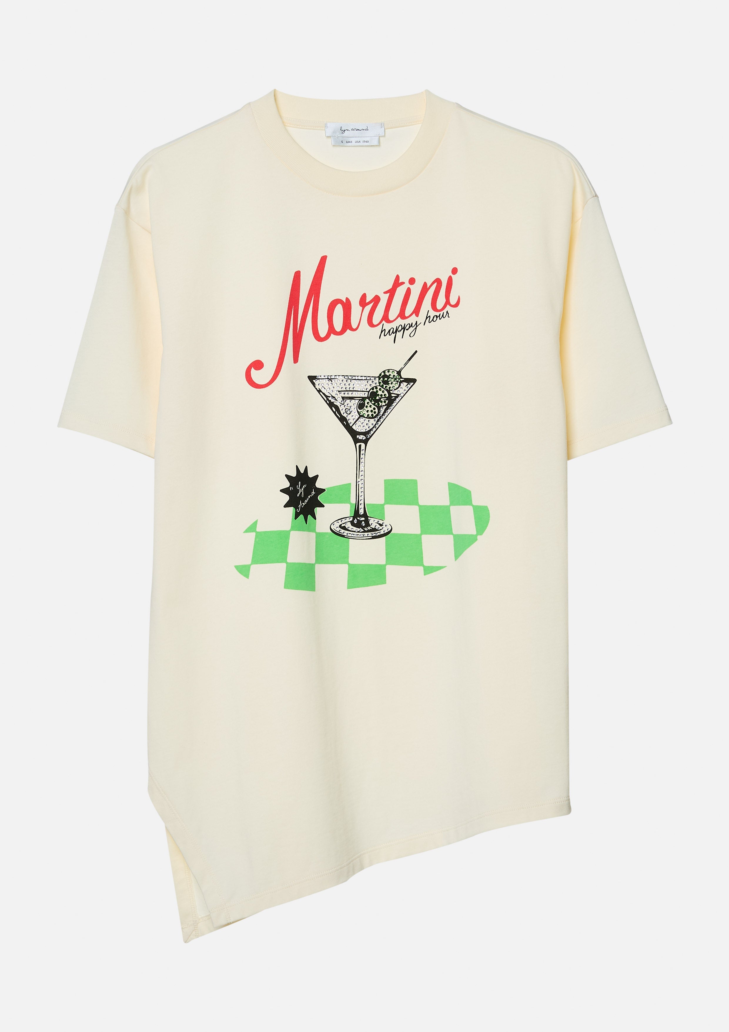 เสื้อยืดแขนสั้นชายเสื้อสามเหลี่ยม คอลเลกชัน Crisp Croupier
