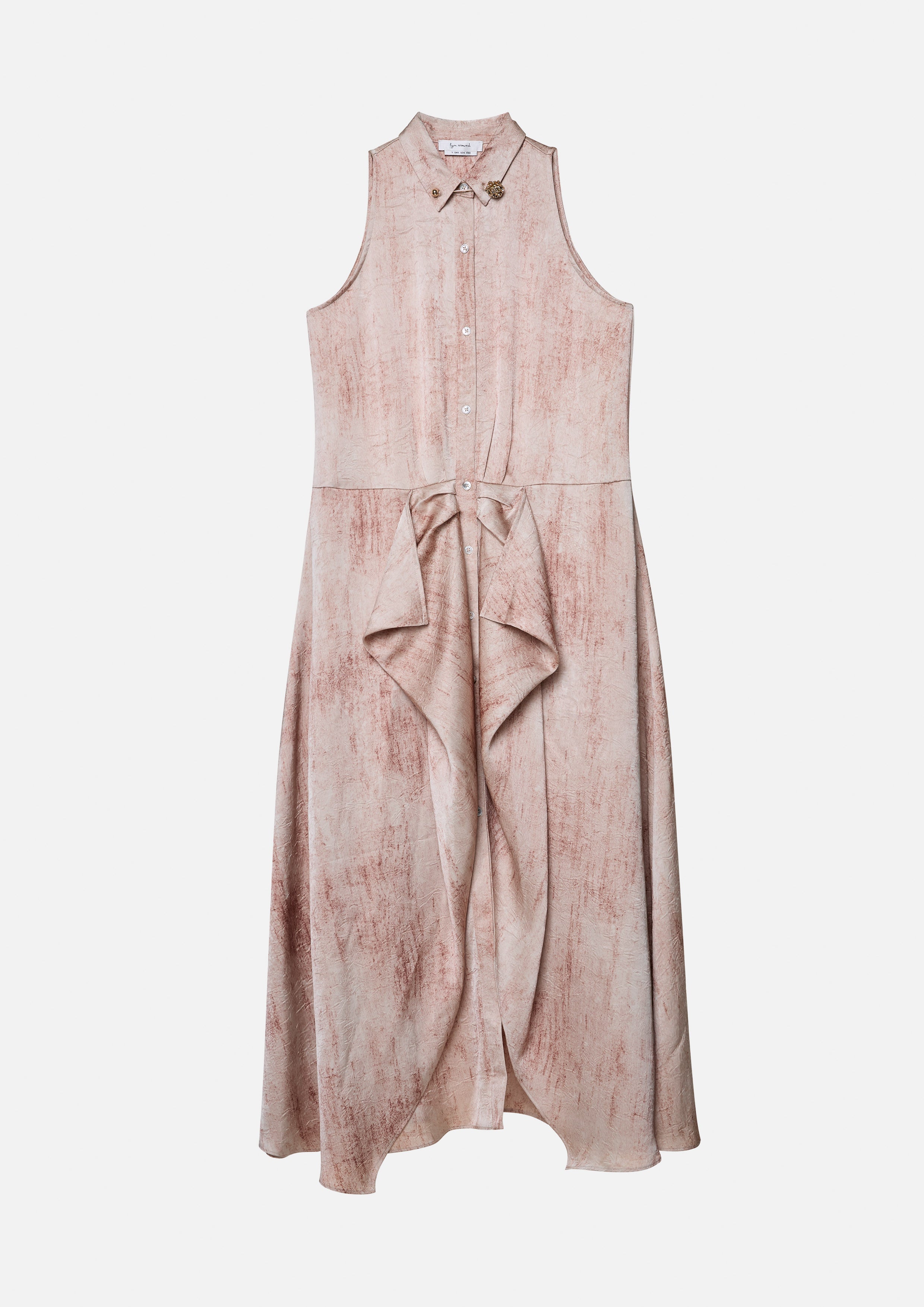 Front Frill Skirt Sleeveless Dress BOND to BE