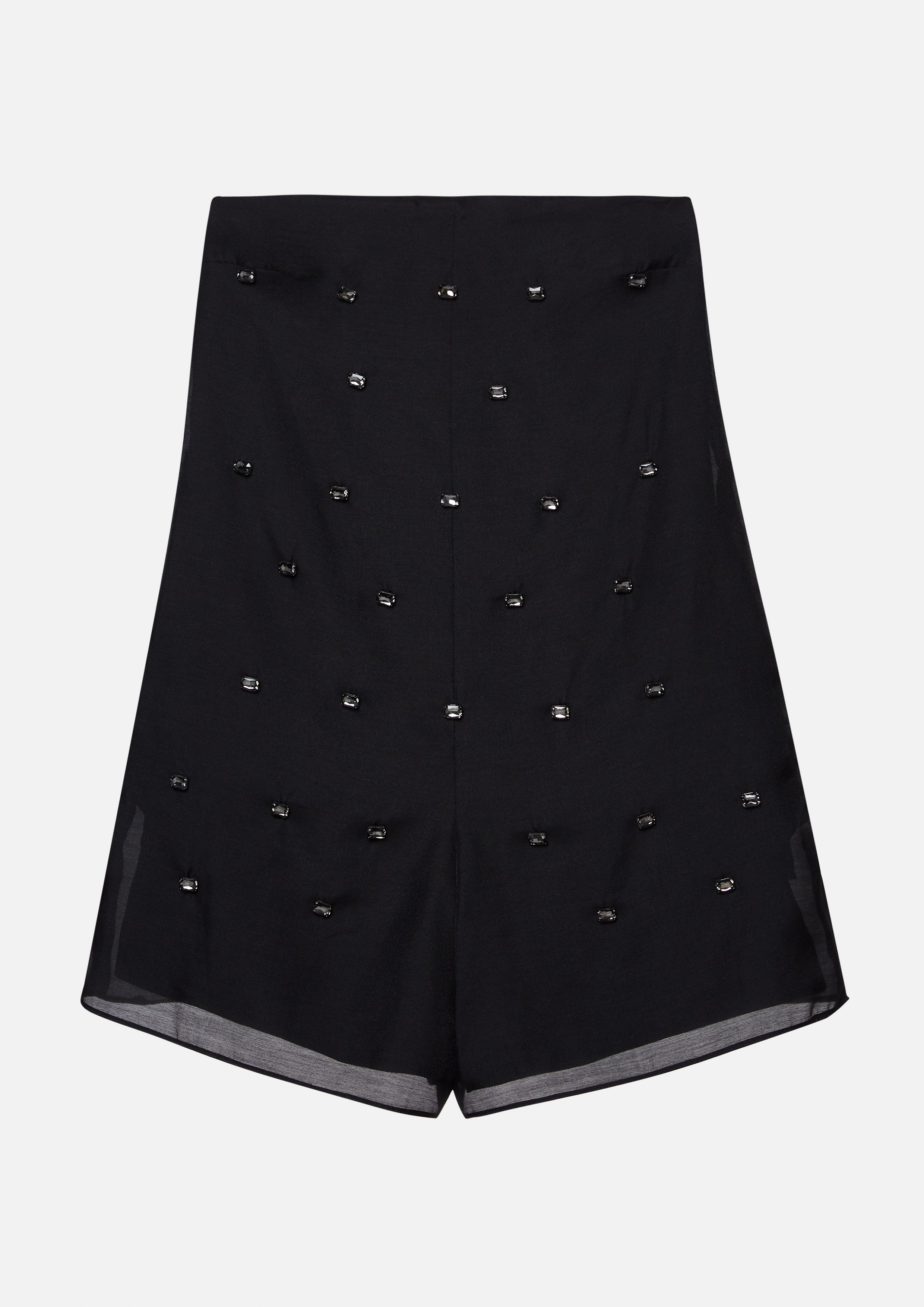 Crystal Embellished Tube Romper One Time Lover