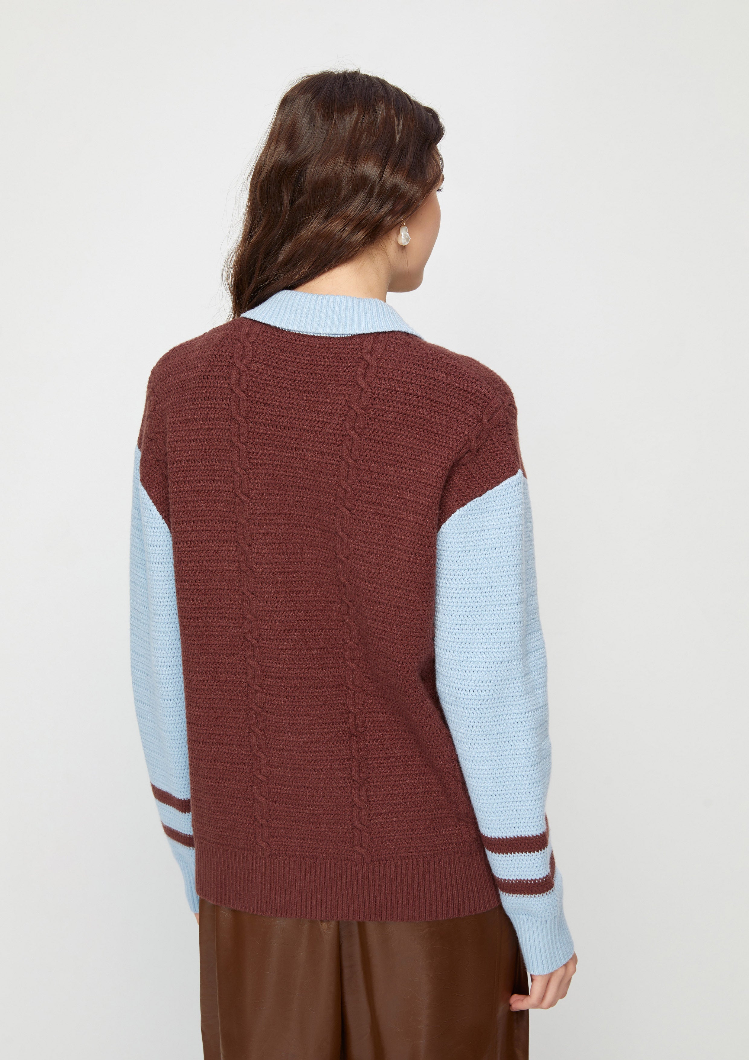 Knitted Long Sleeve Jacket Cat Gambit