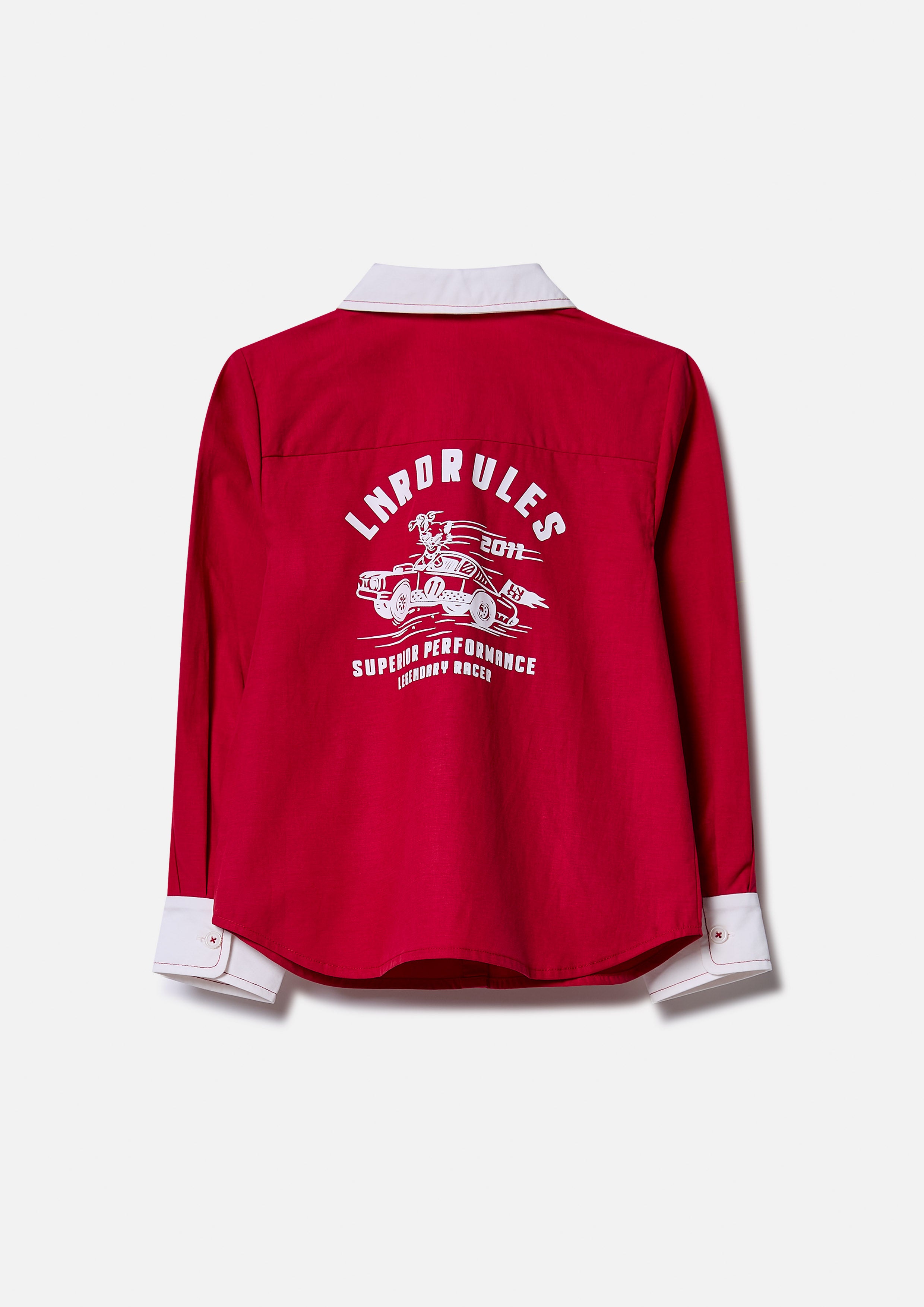 เสื้อเชิ้ตแขนยาวปักโลโก้ คอลเลกชัน Speed Voyard