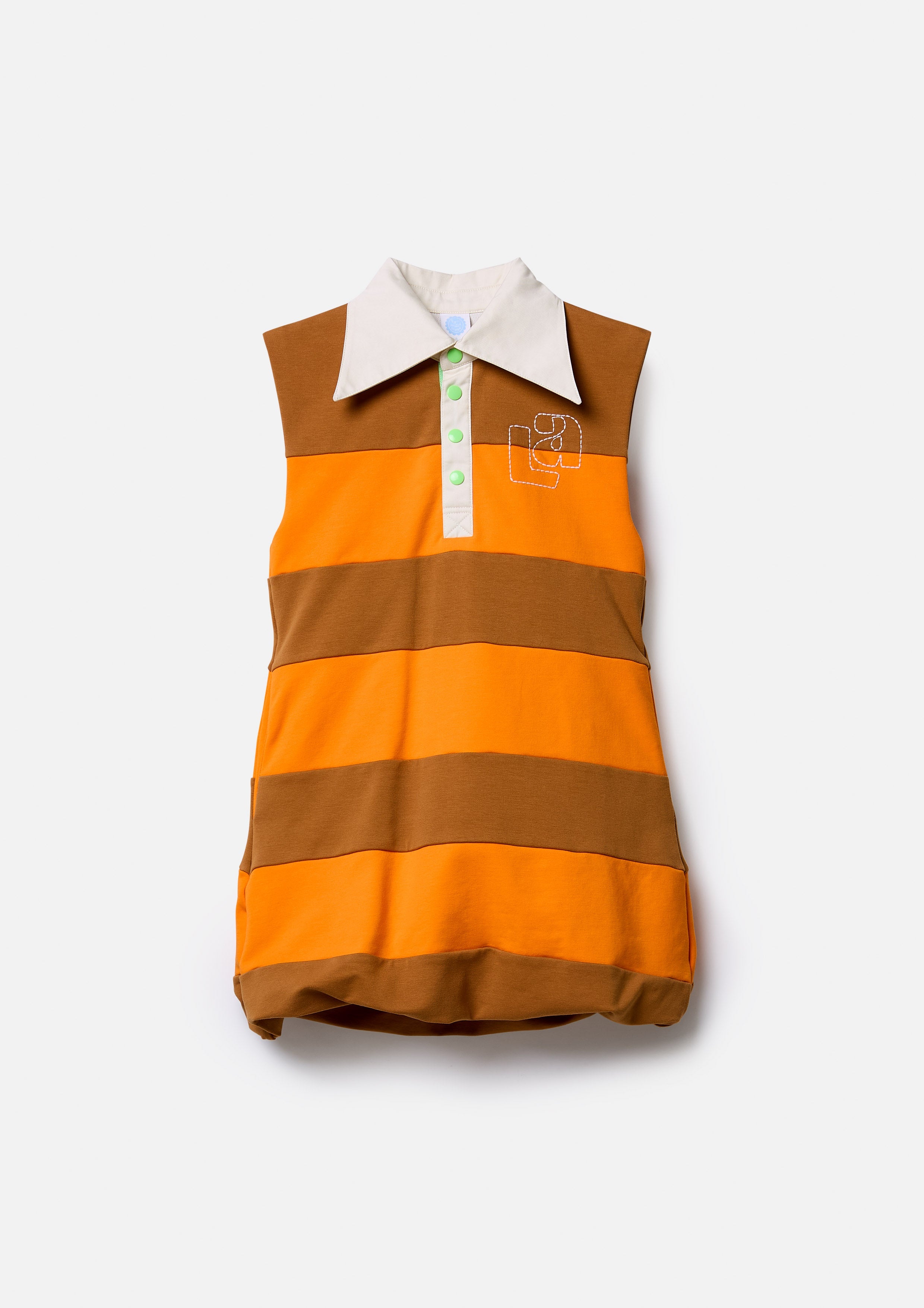 Stripe Sleeveless Mini Dress For Mini Girls Play Spell