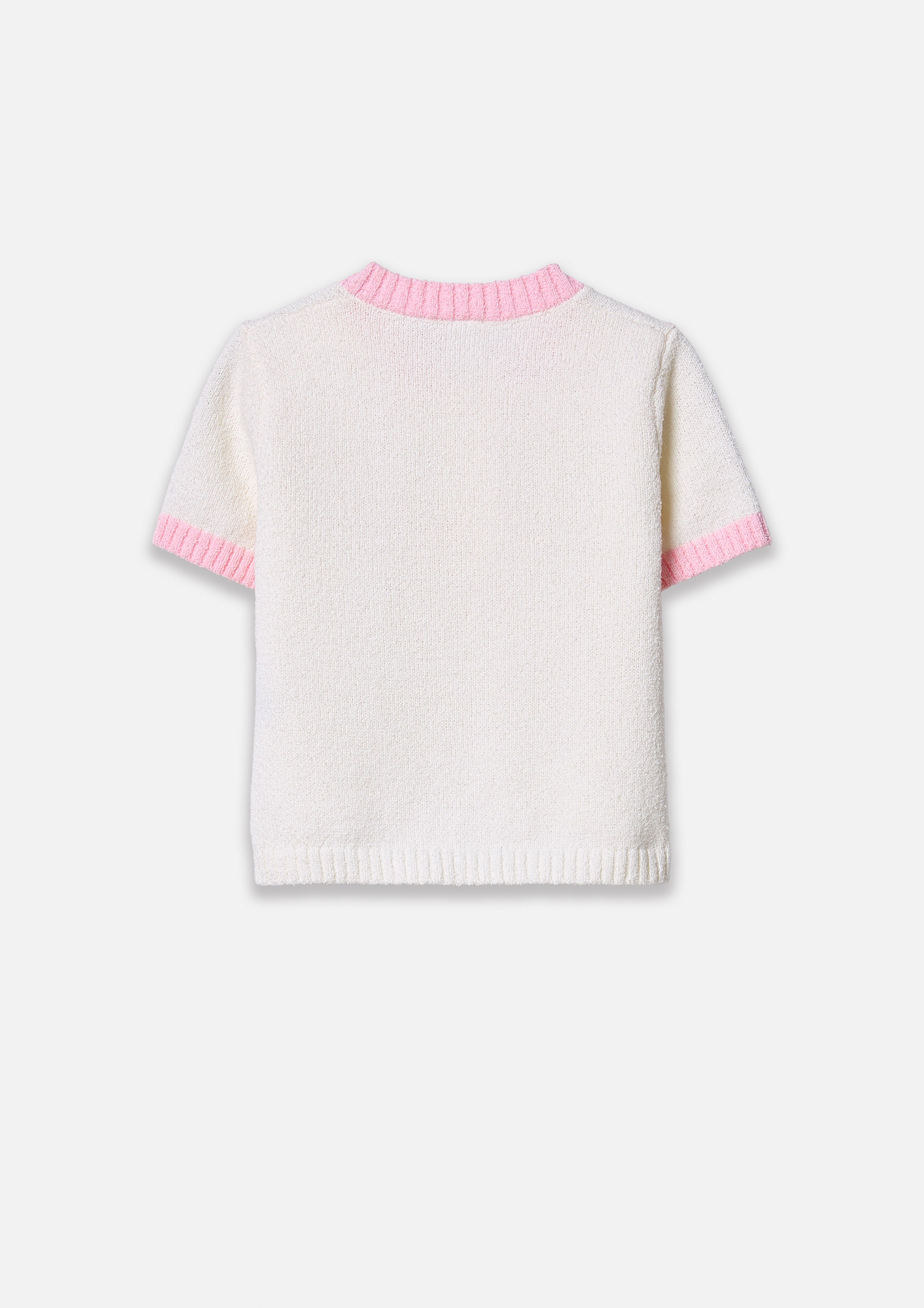 เสื้อแขนสั้นผ้านิตปักลาย สำหรับเด็กผู้หญิง คอลเลกชัน Like a Virgin