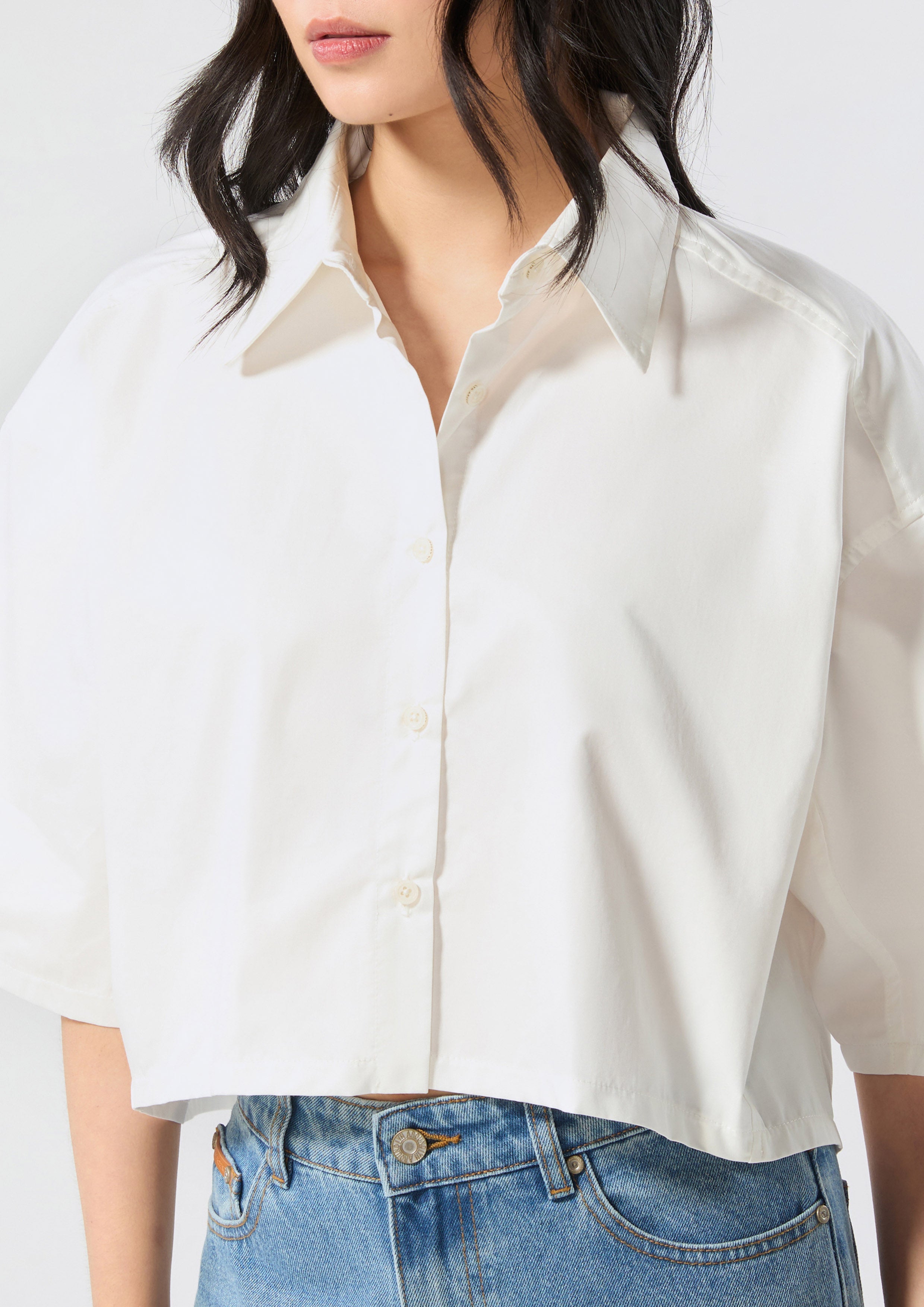 เสื้อเชิ้ตครอปแขนสั้น คอลเลกชัน Speed Voyard