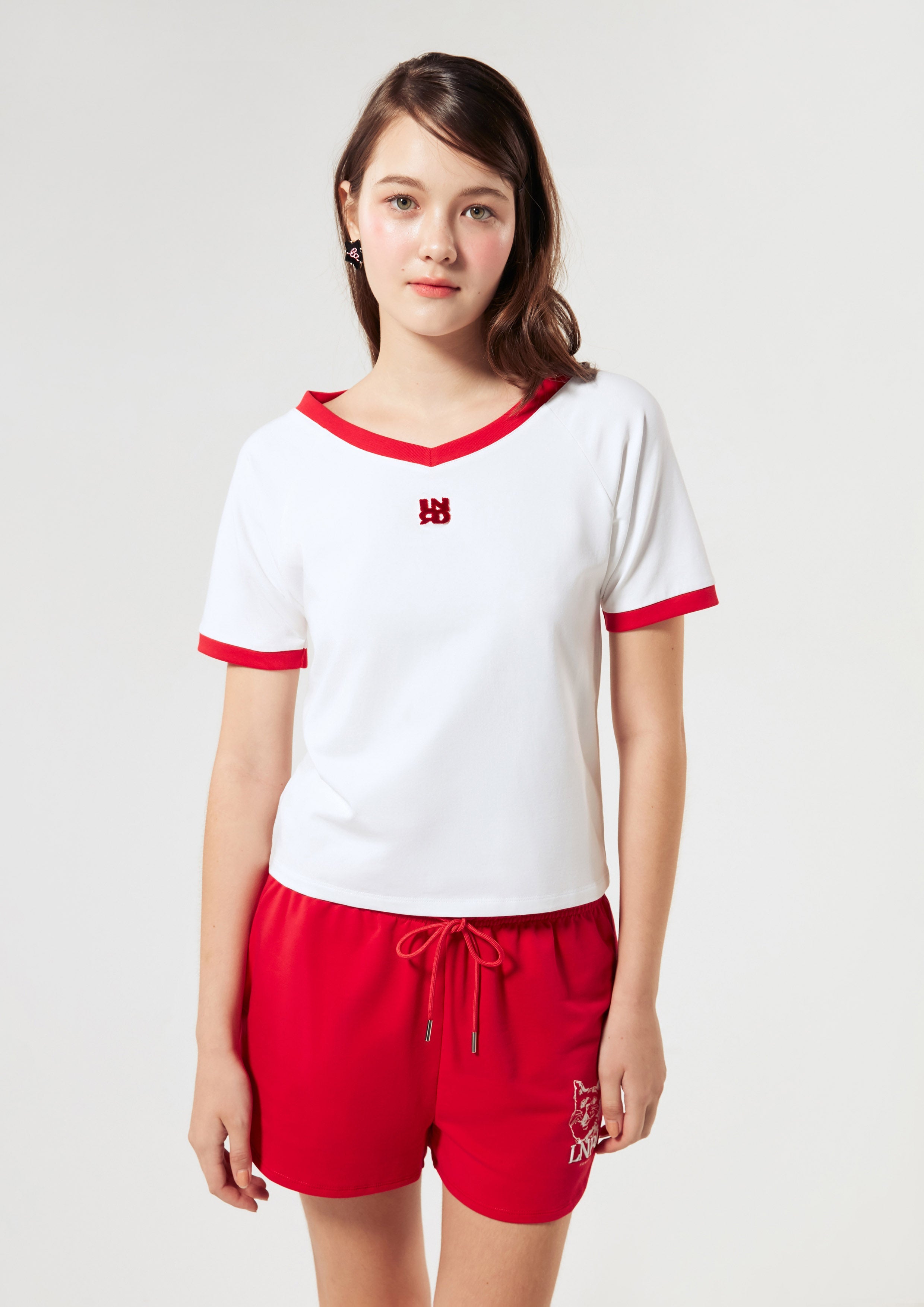 Logo Wide Neck T-Shirt Neon Dreams