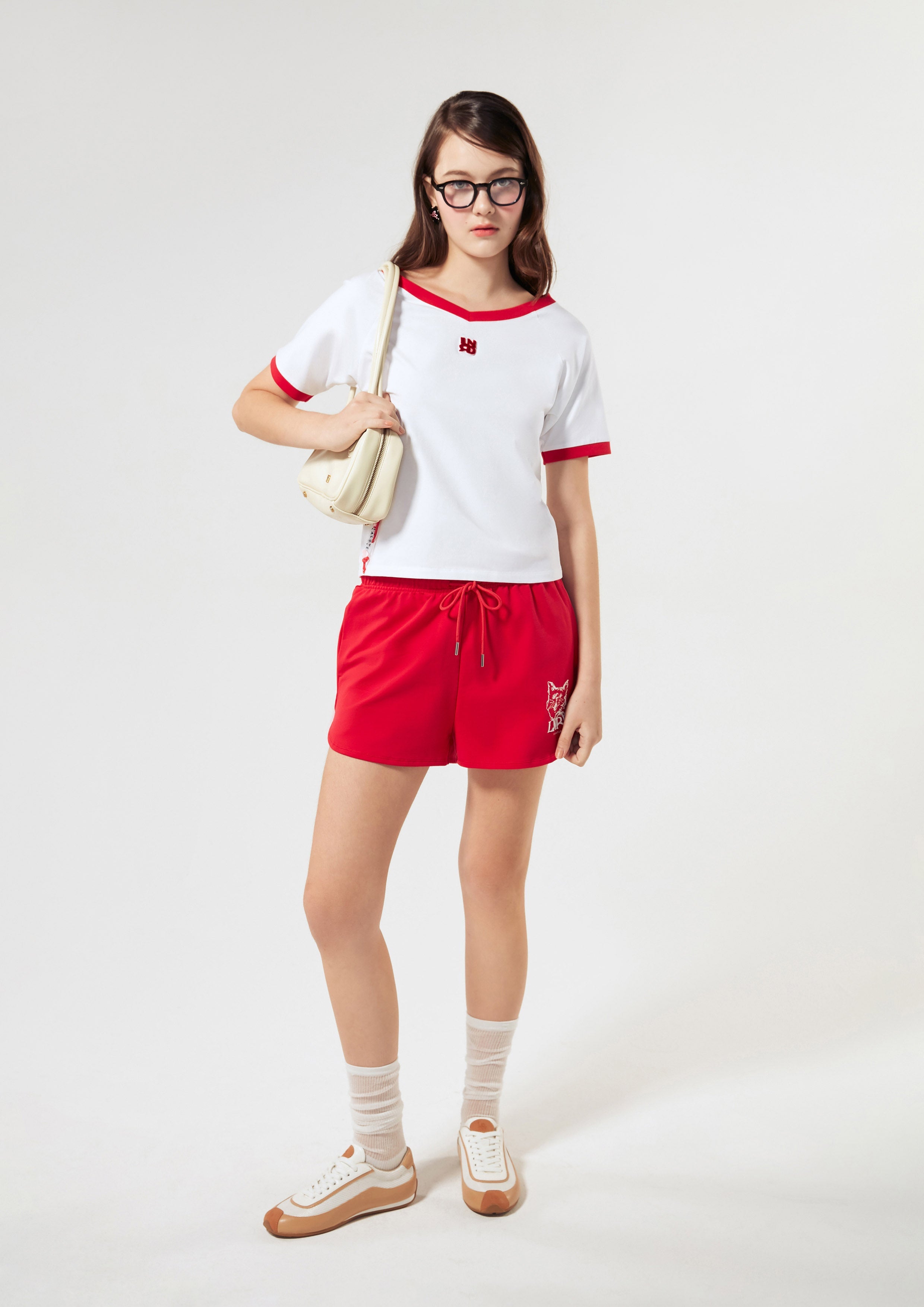 Logo Wide Neck T-Shirt Neon Dreams