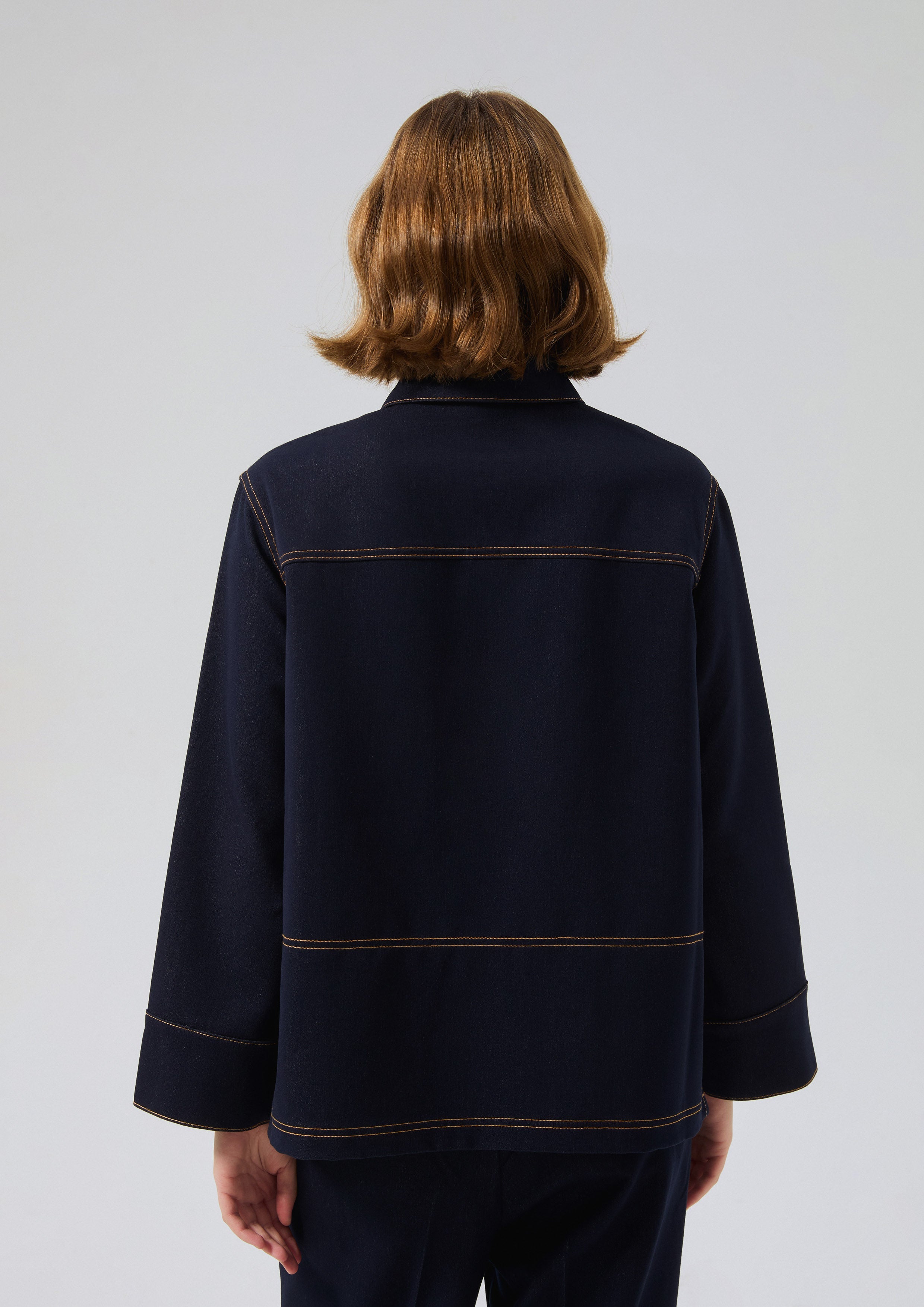 เสื้อเชิ้ตเดนิมแขนยาว คอลเลกชัน Miracle Voyard