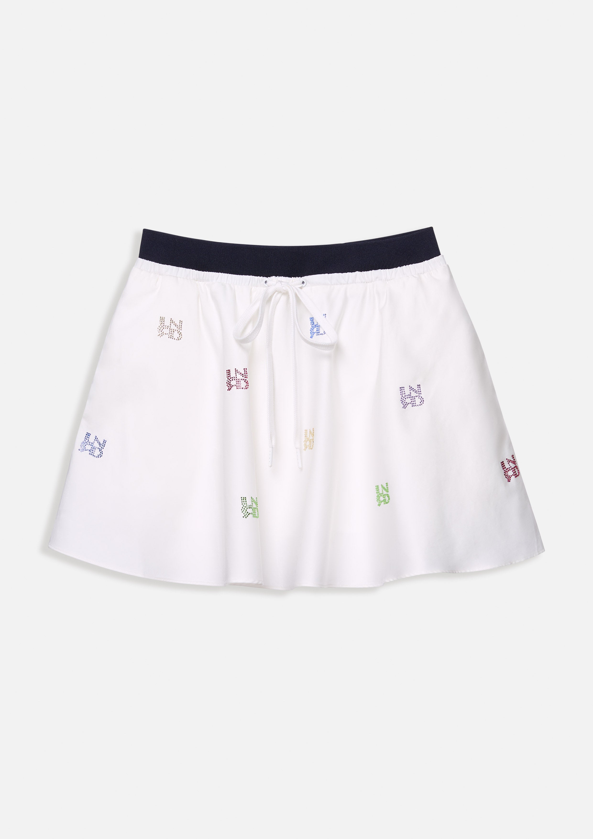 Logo Print Mini Skirt Miracle Voyard
