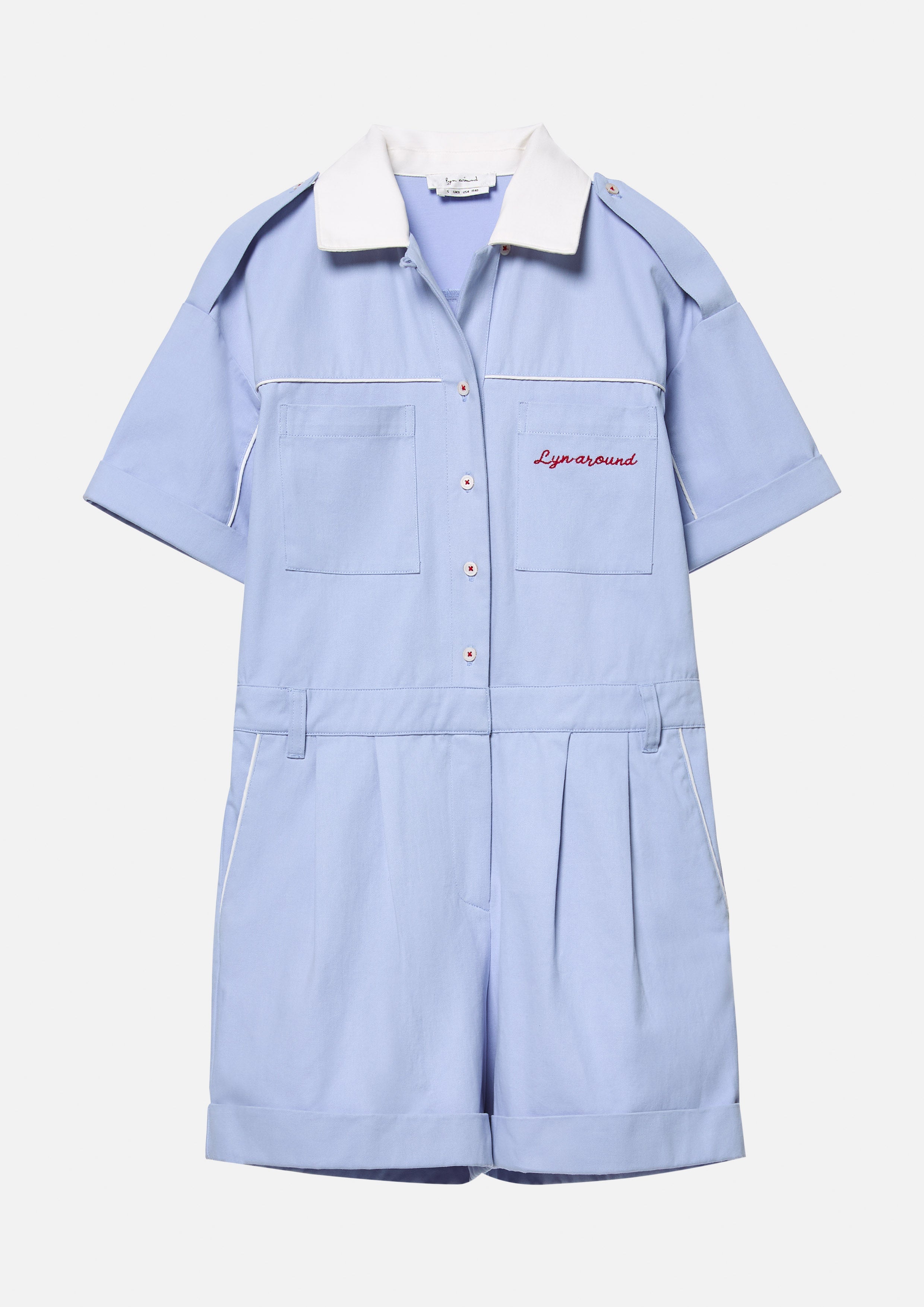 Logo Embroidered Romper Speed Voyard