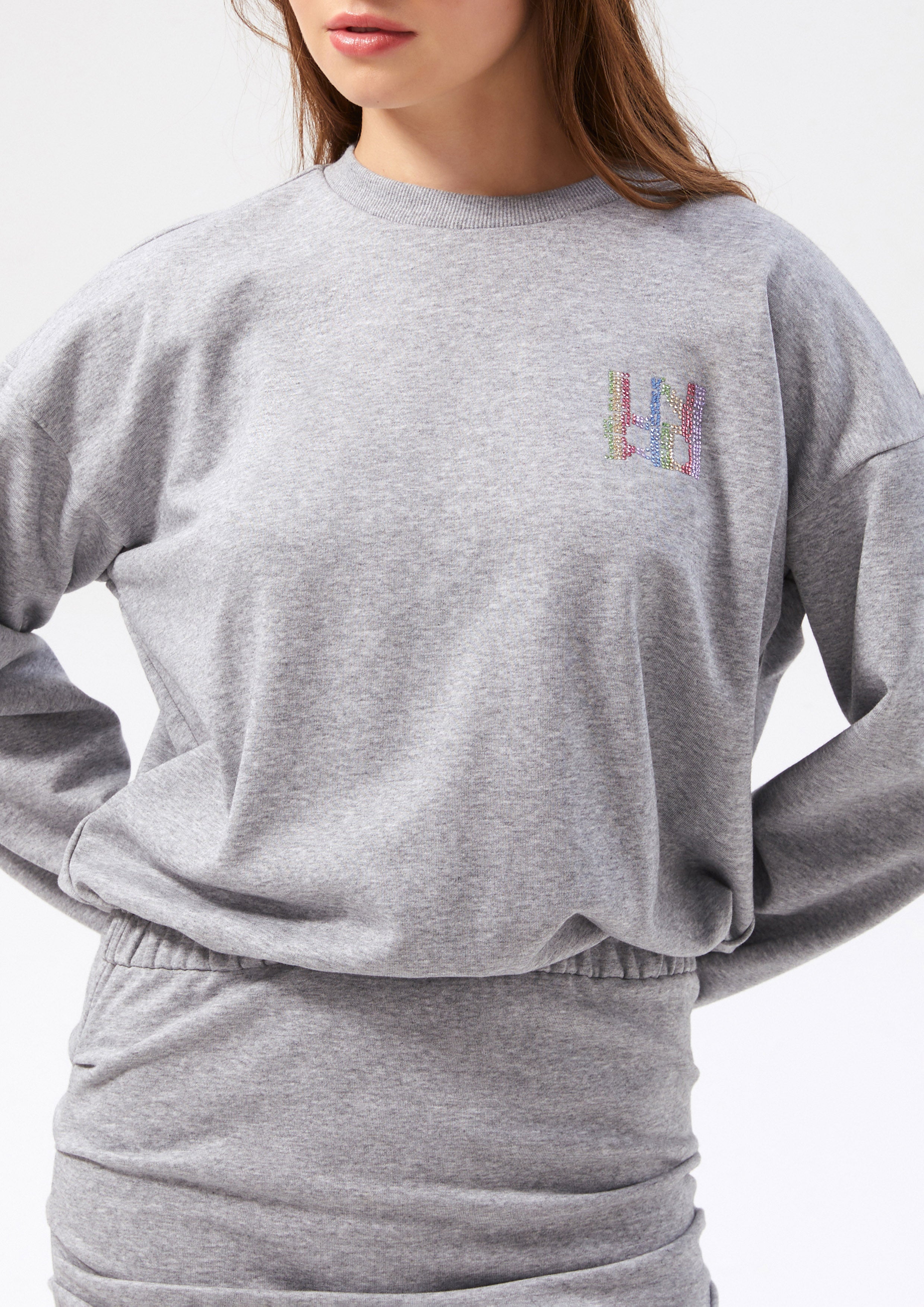 Embroidery Long Sleeve Mini Dress Neon Dreams