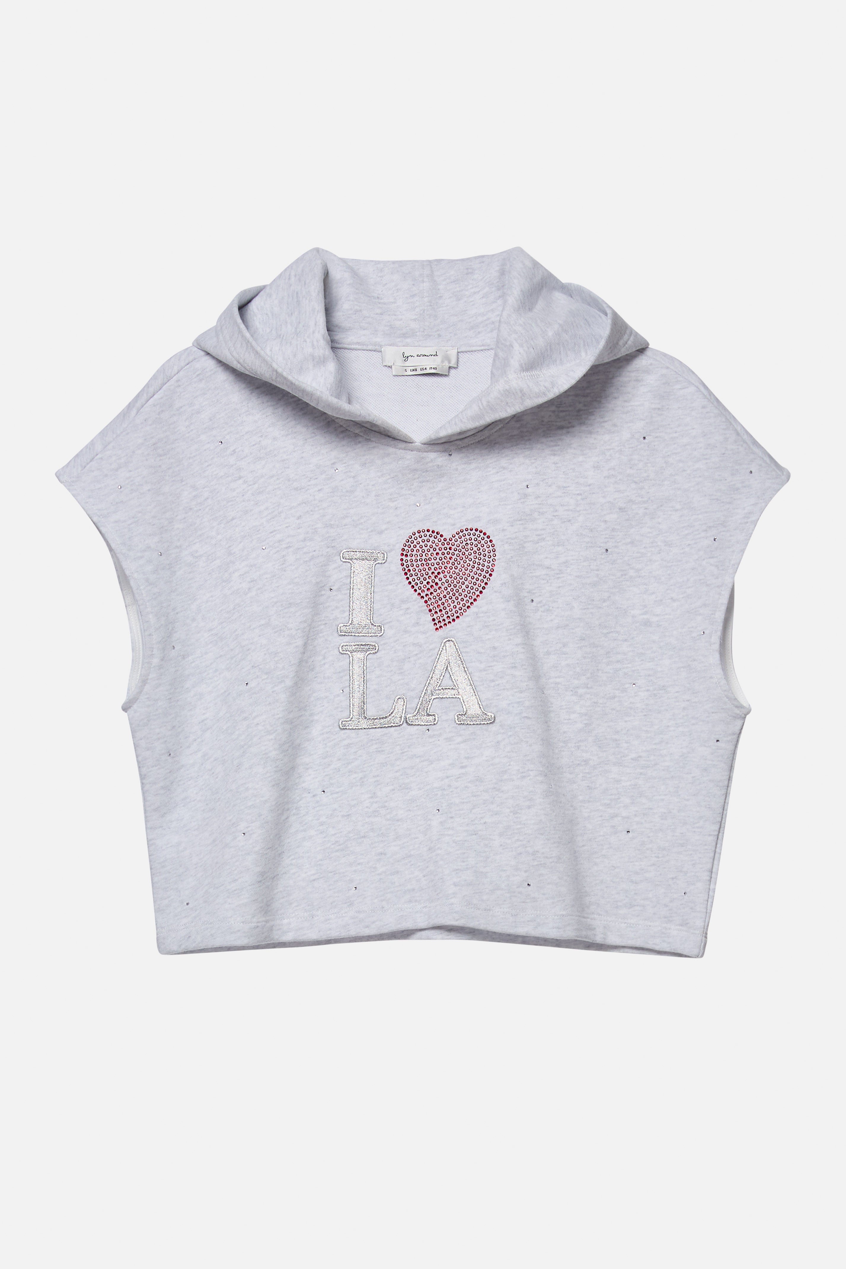 Hotfix With Embroidered Hoodie Top Miracle Voyard