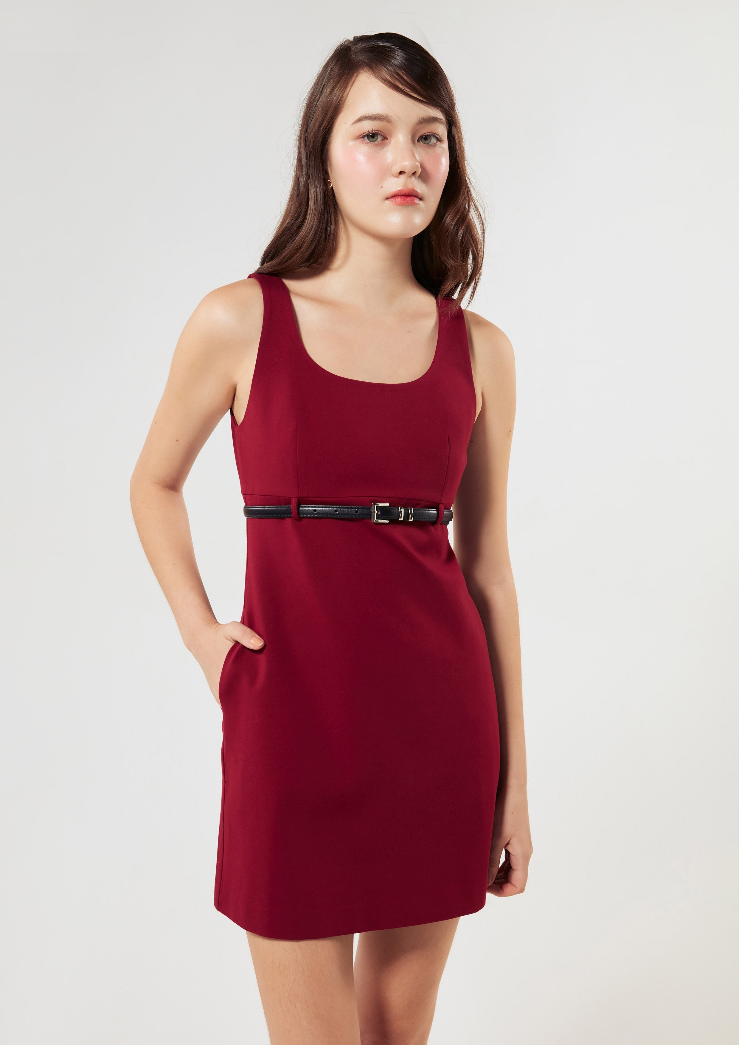 Scoop Neck Mini Dress Miracle Voyard