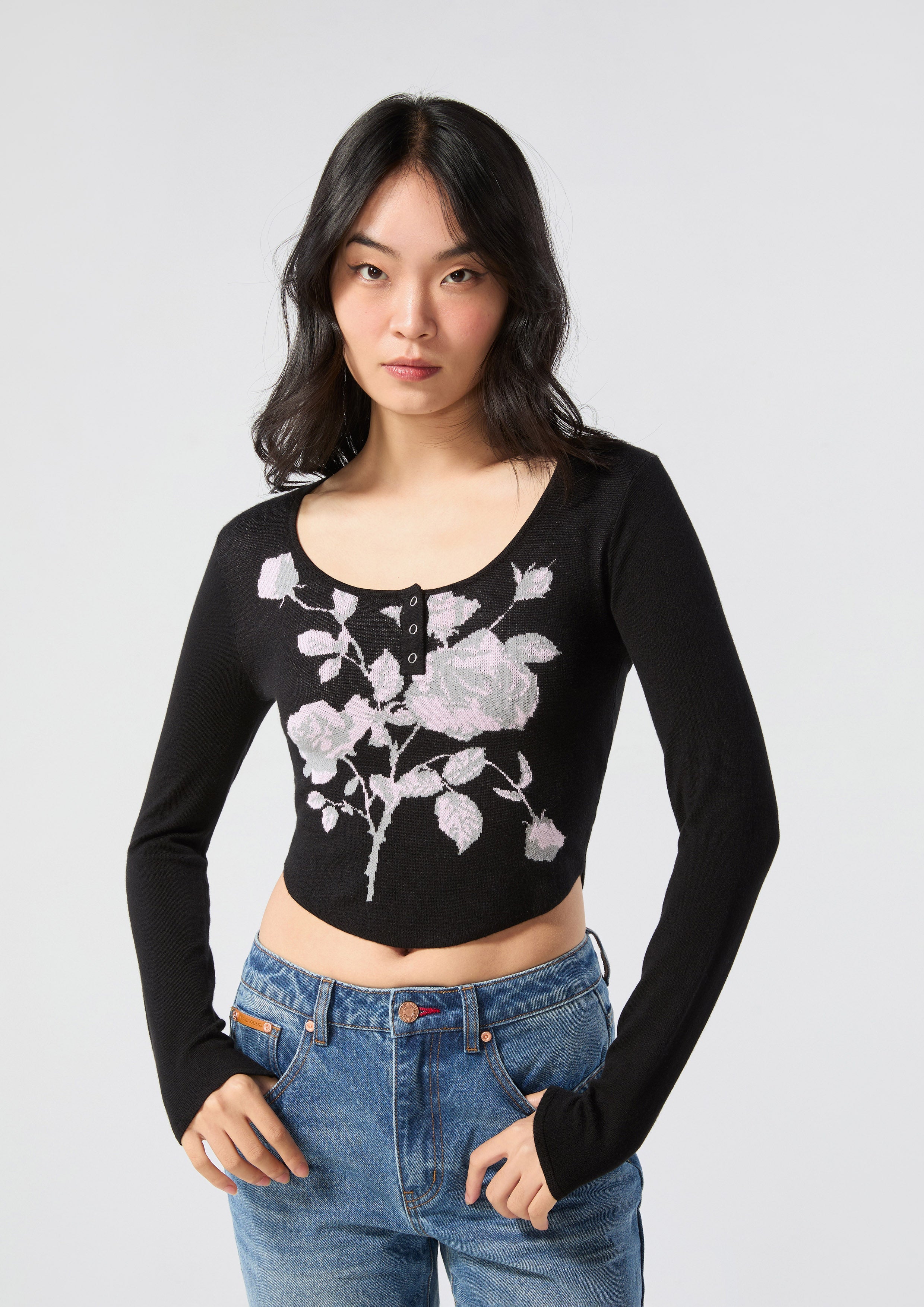 Rose Knitted Cardigan Rodeo Rose