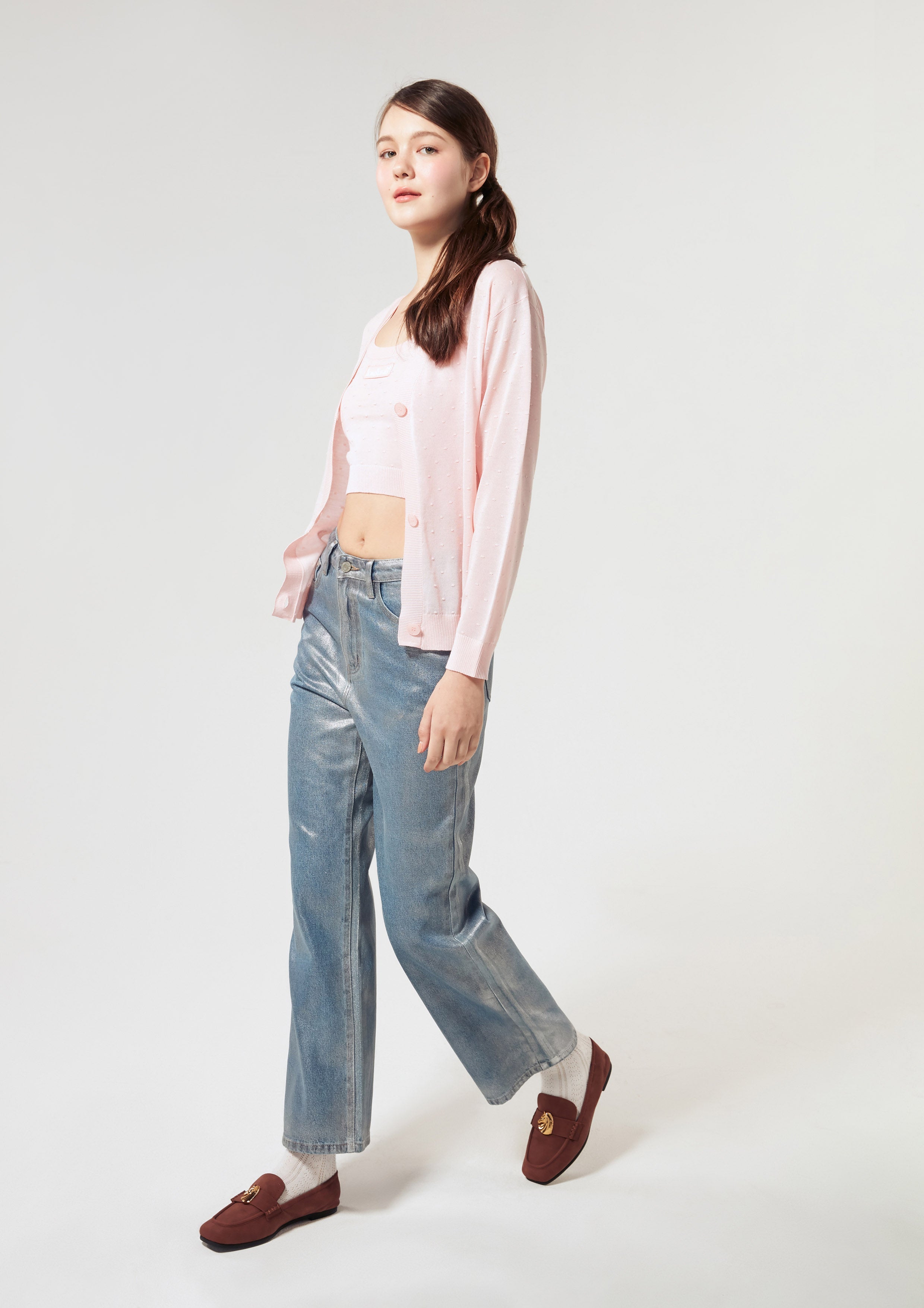 Trompe Loeil Denim Pants Neon Dreams