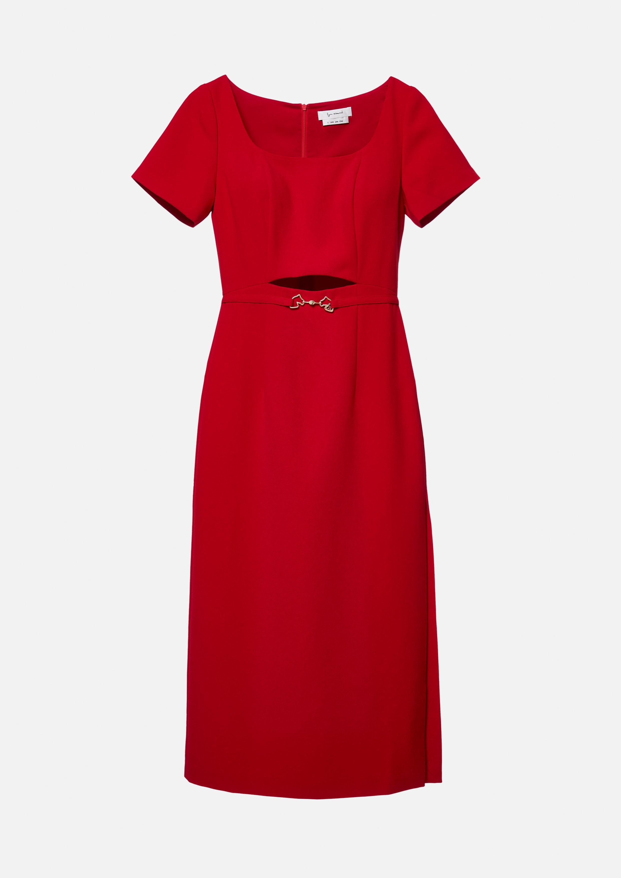 เดรสมิดิแขนสั้น คอลเลกชัน Rouge Luck