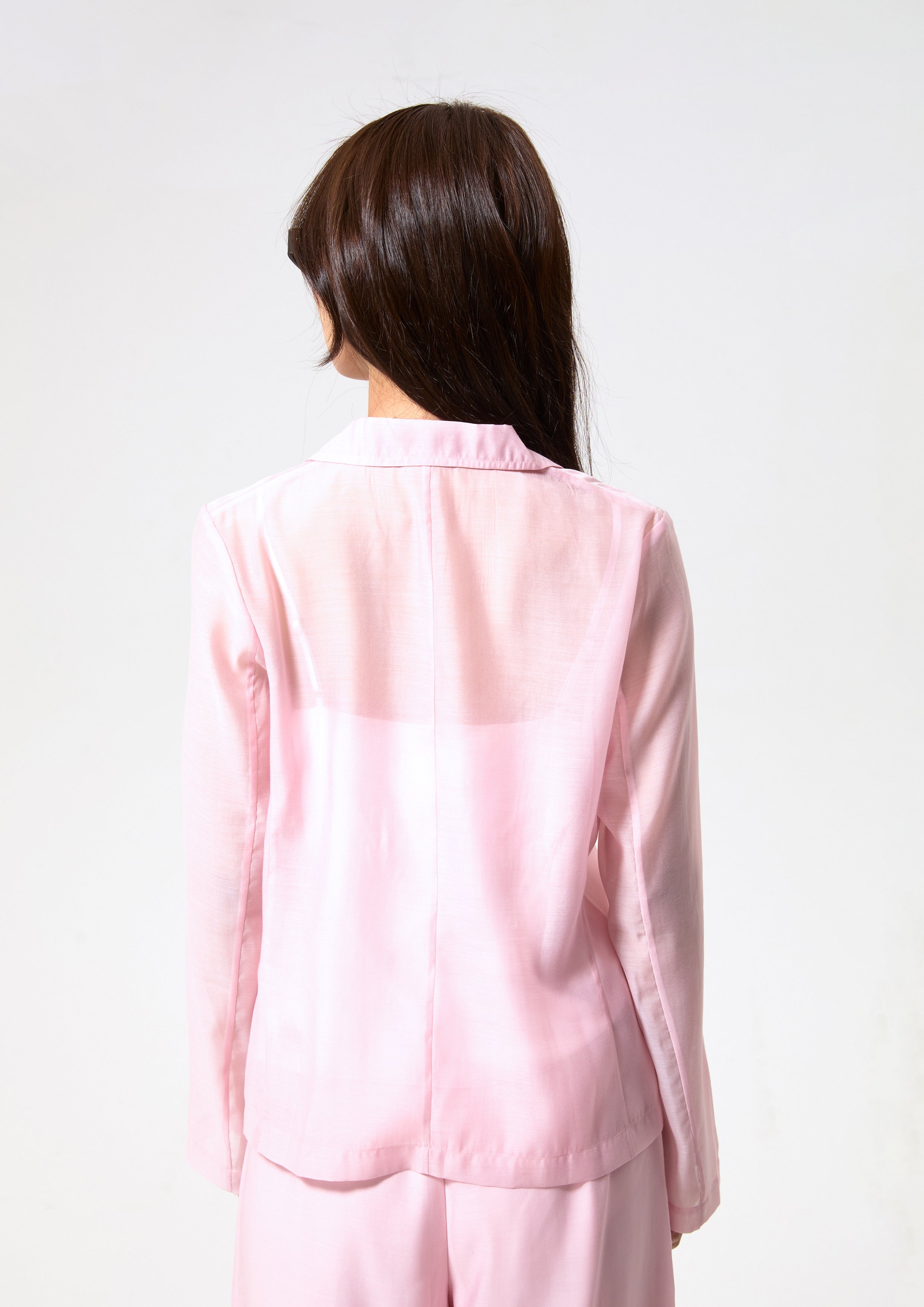Rose Embellished Sheer Blazer Rodeo Rose