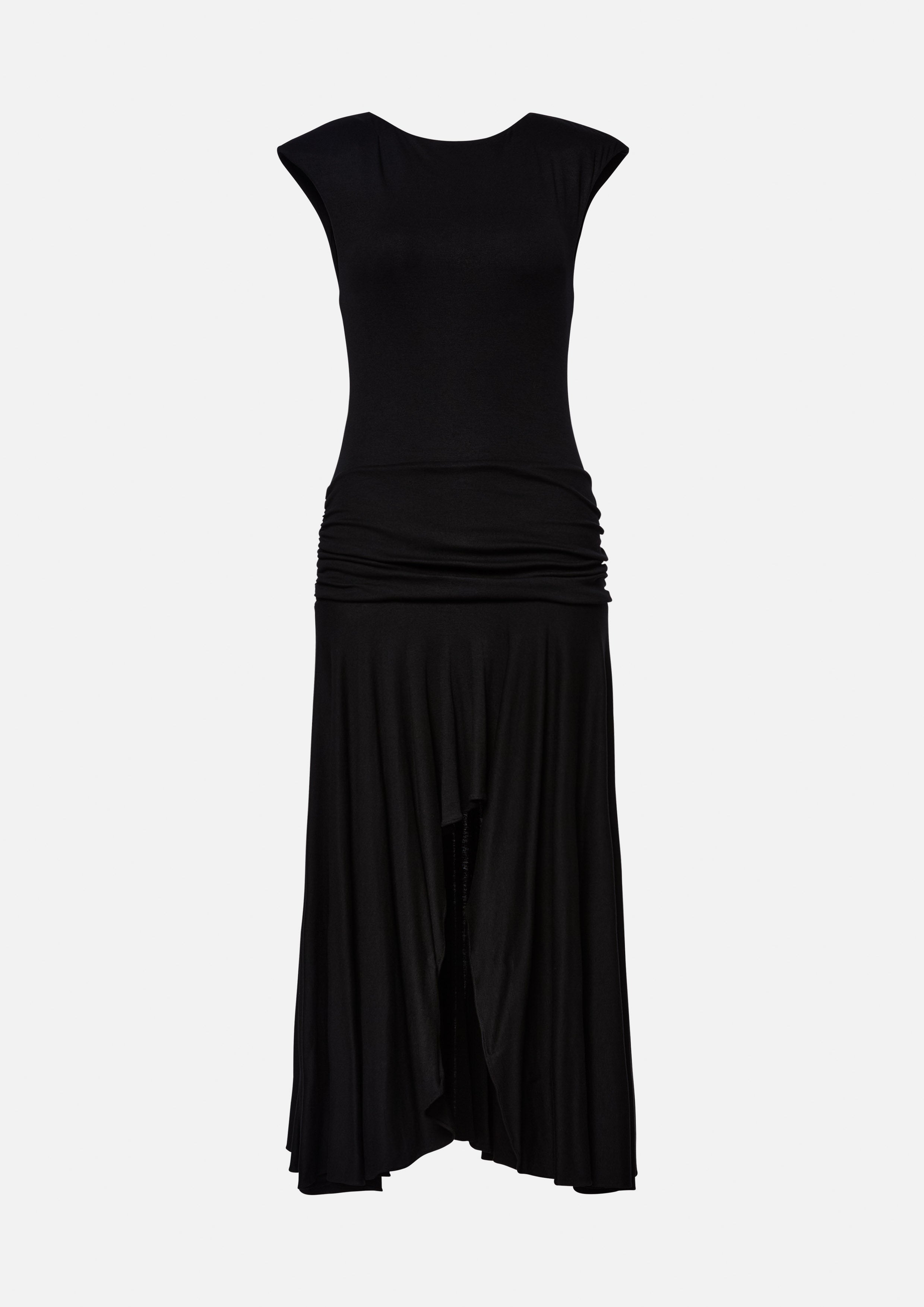 เดรสยาวแขนกุดกระโปรงอสมมาตร คอลเลกชัน Neon Dreams