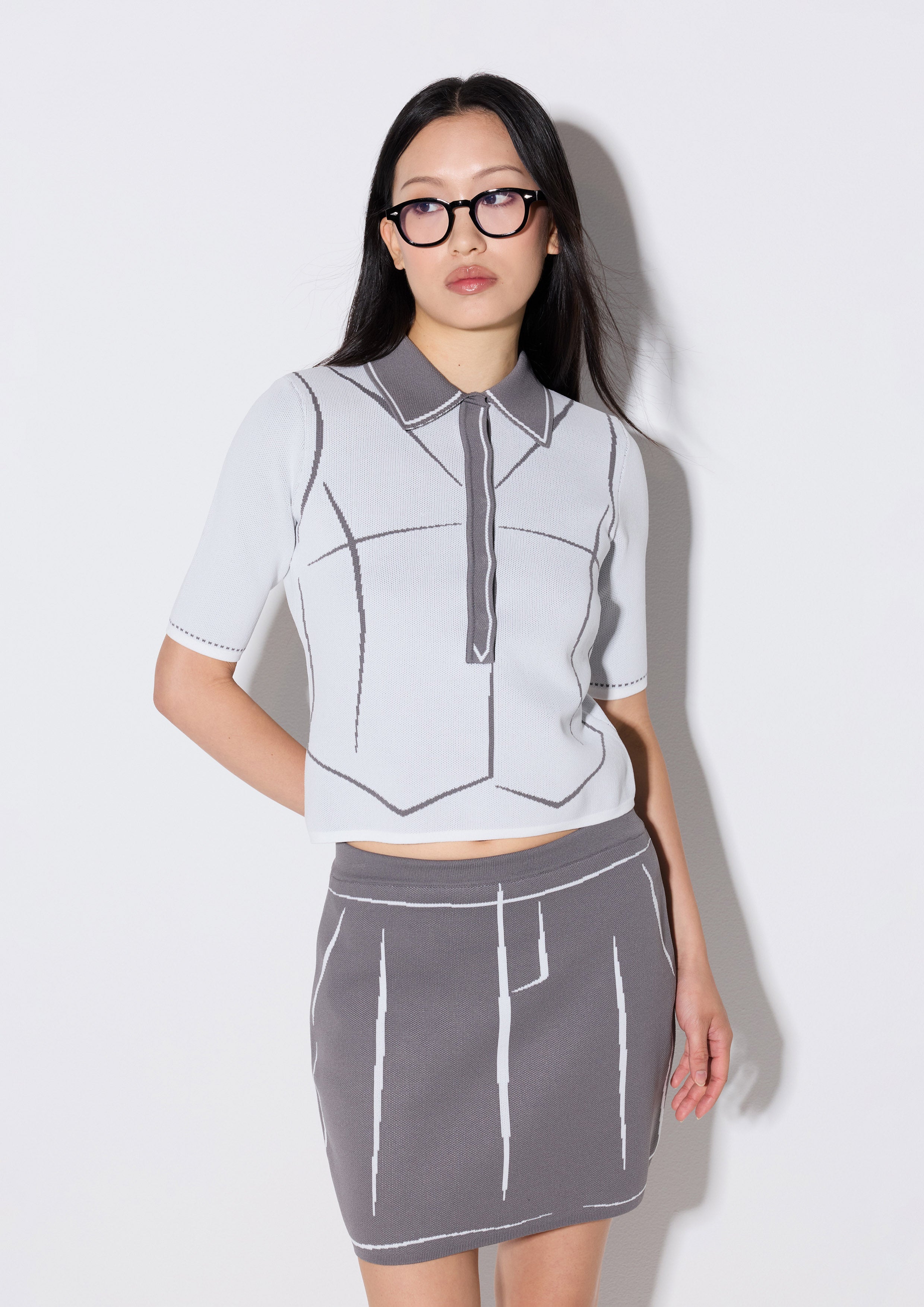 เสื้อโปโลนิตแขนสั้น คอลเลกชัน Working on Board