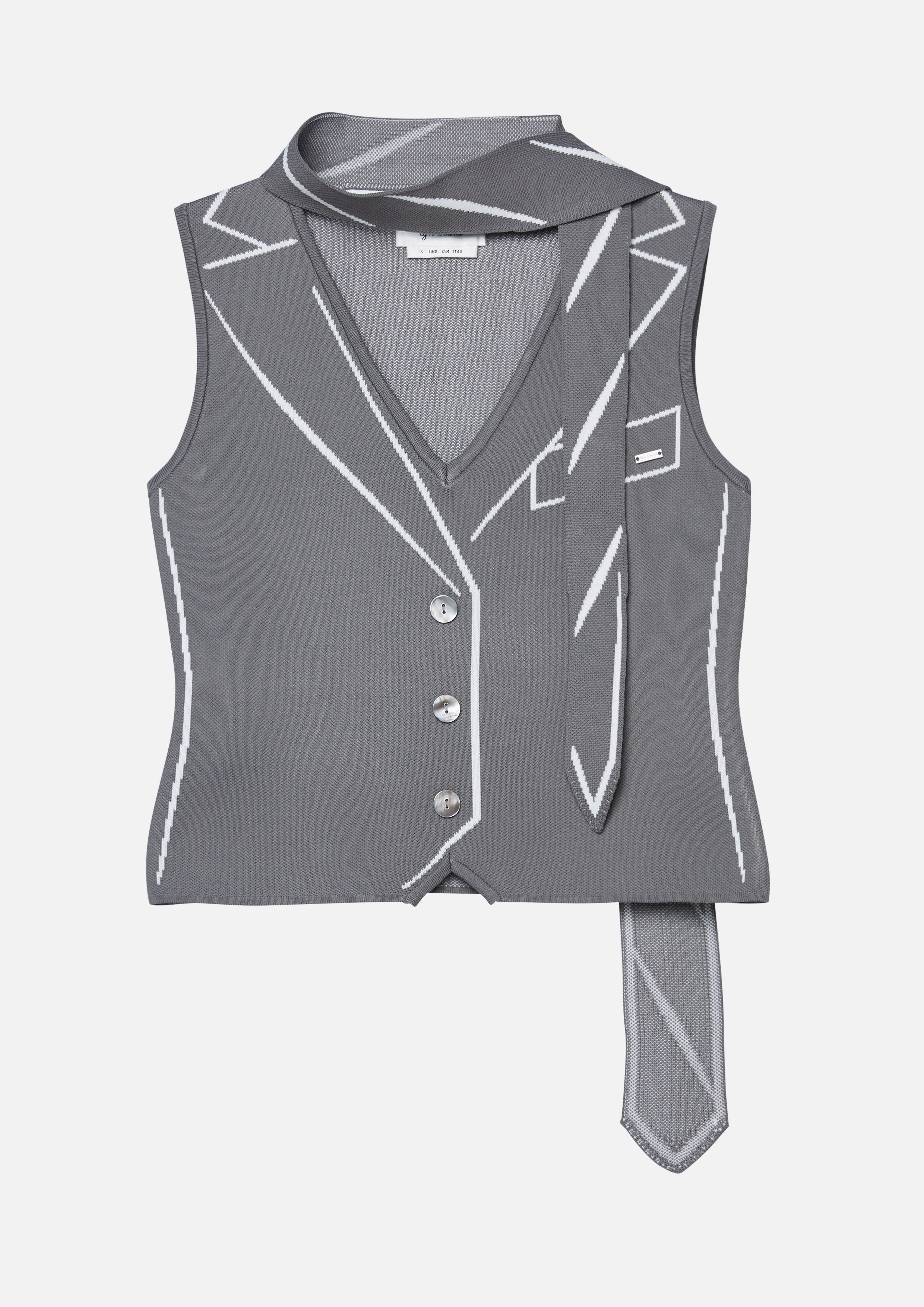 เสื้อนิตแขนกุดพร้อมสายเชือกผูกรอบคอ คอลเลกชัน Working on Board