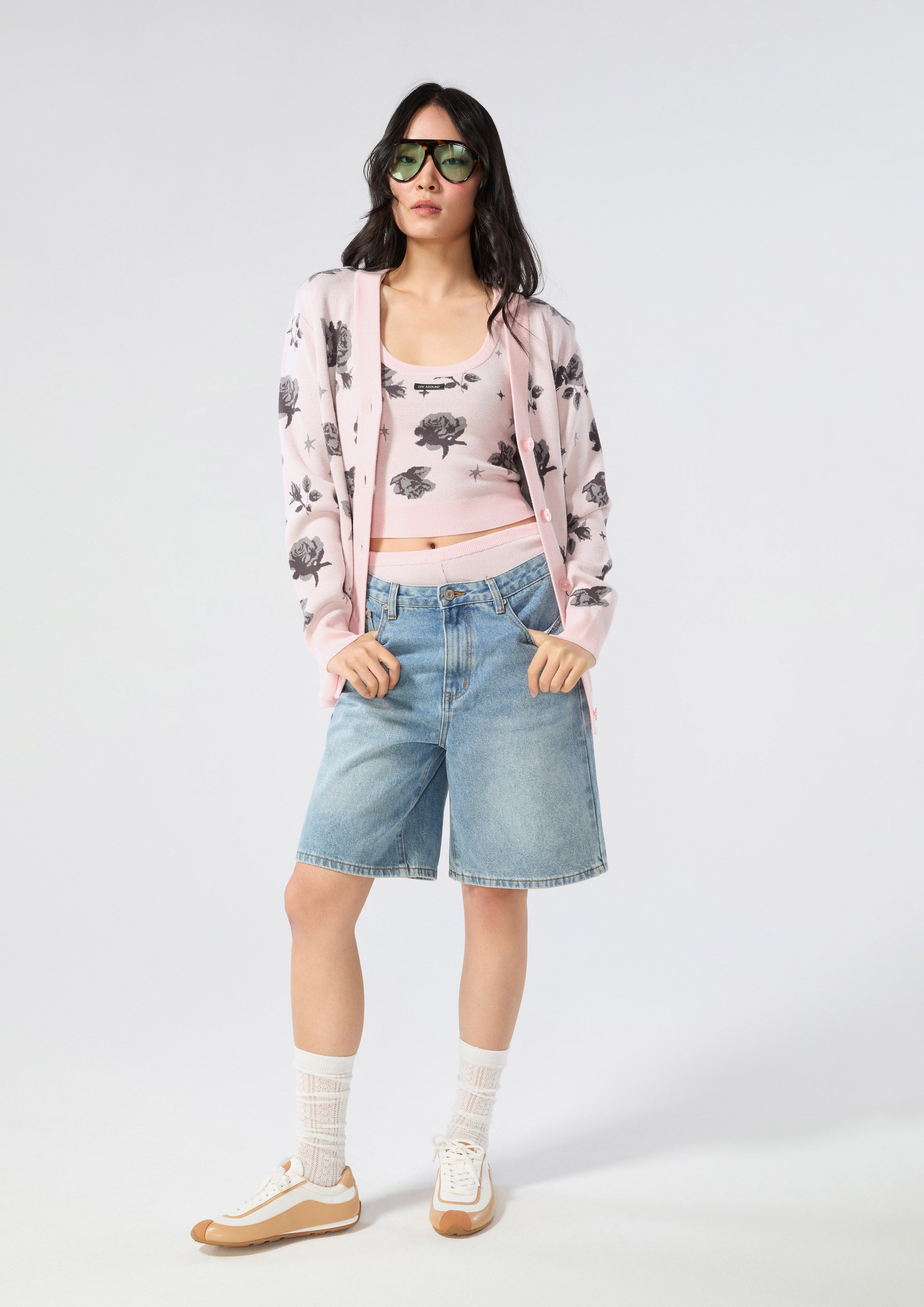 Create Your Signature Look with Rose Knitted Cardigan Rodeo Rose