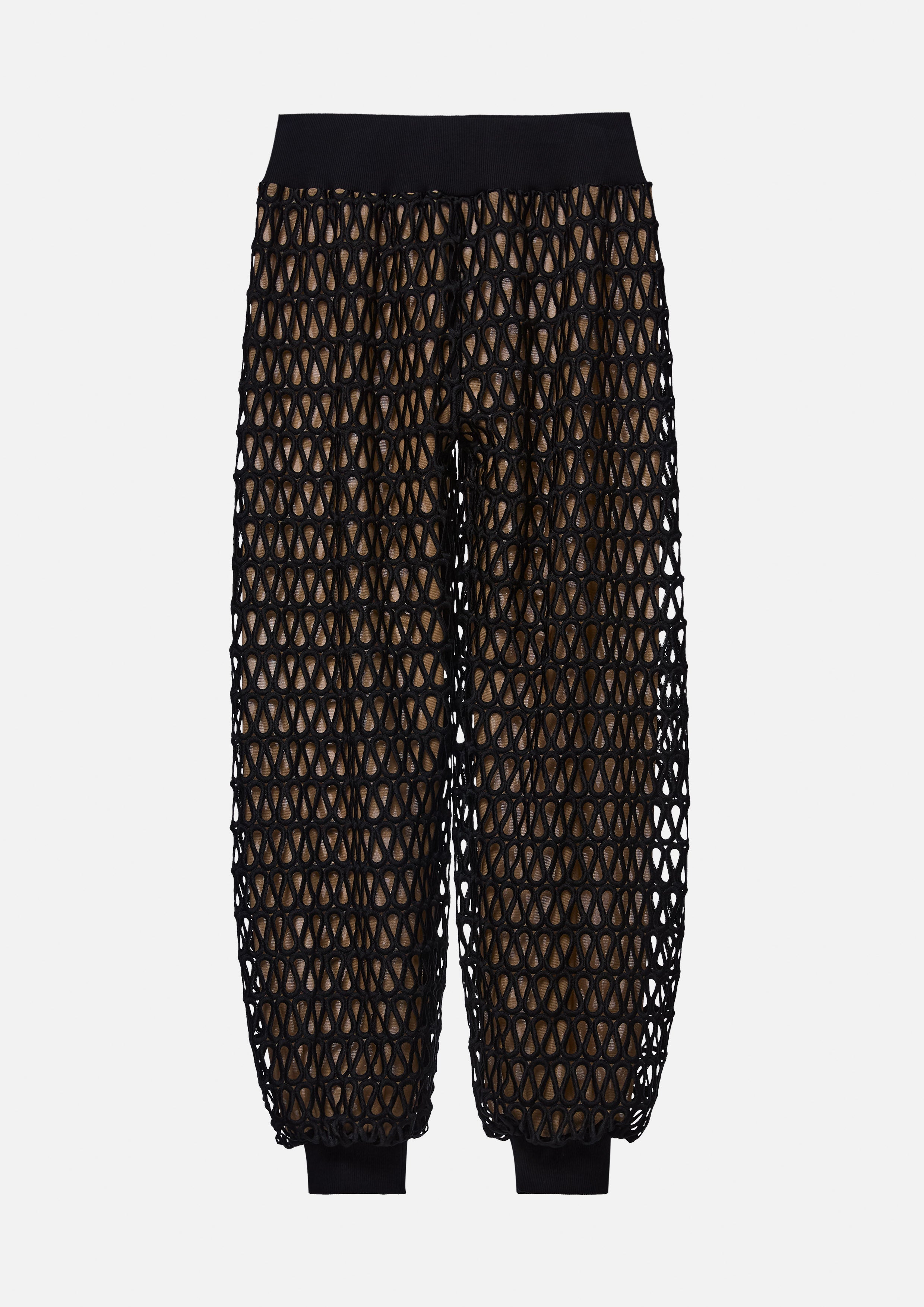 กางเกงตาข่ายทรงขากว้าง คอลเลกชัน Texture Club