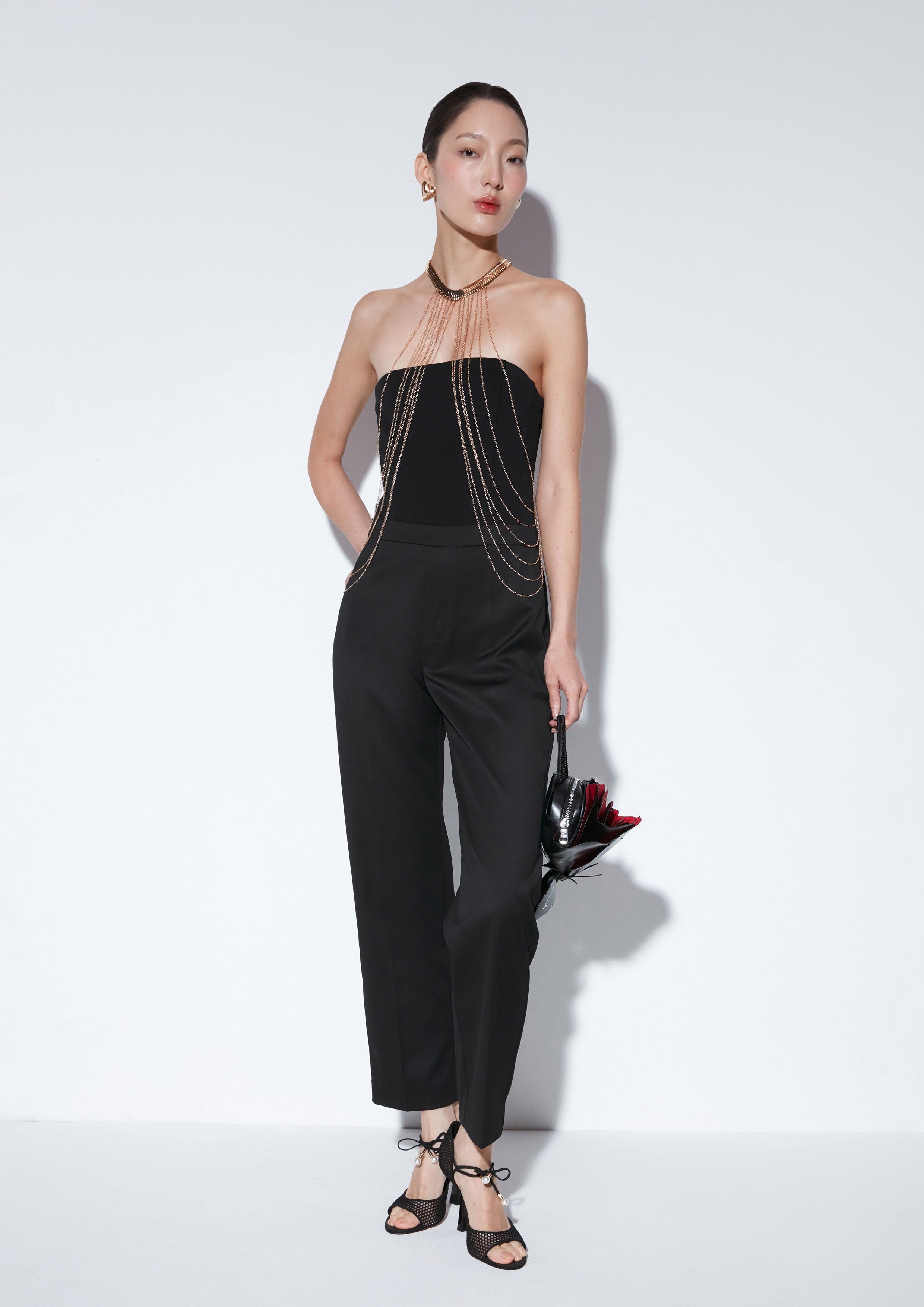 Tube Top Jumpsuit Texture Club