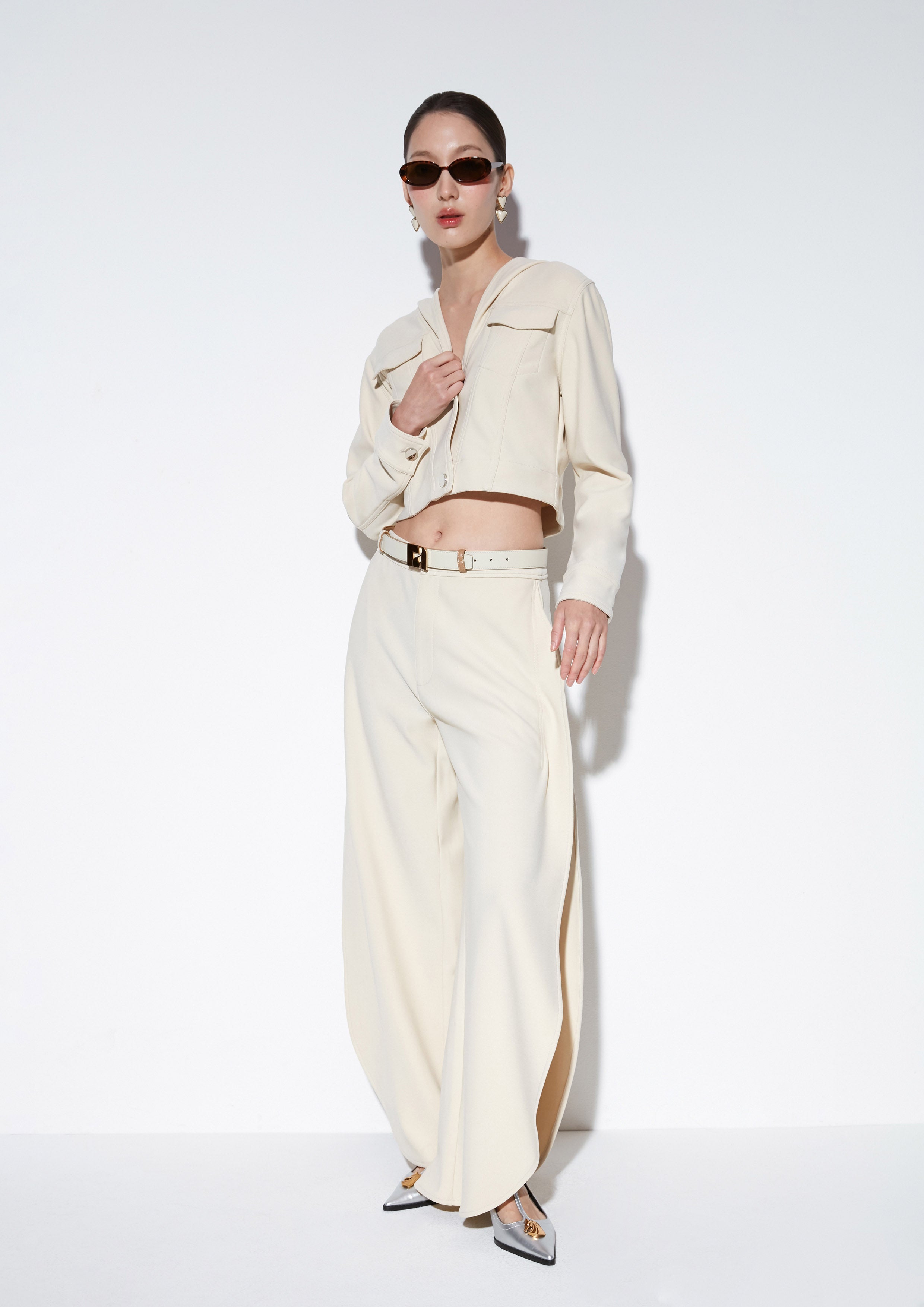 กางเกงขายาวทรงเคิฟ คอลเลกชัน Texture Club