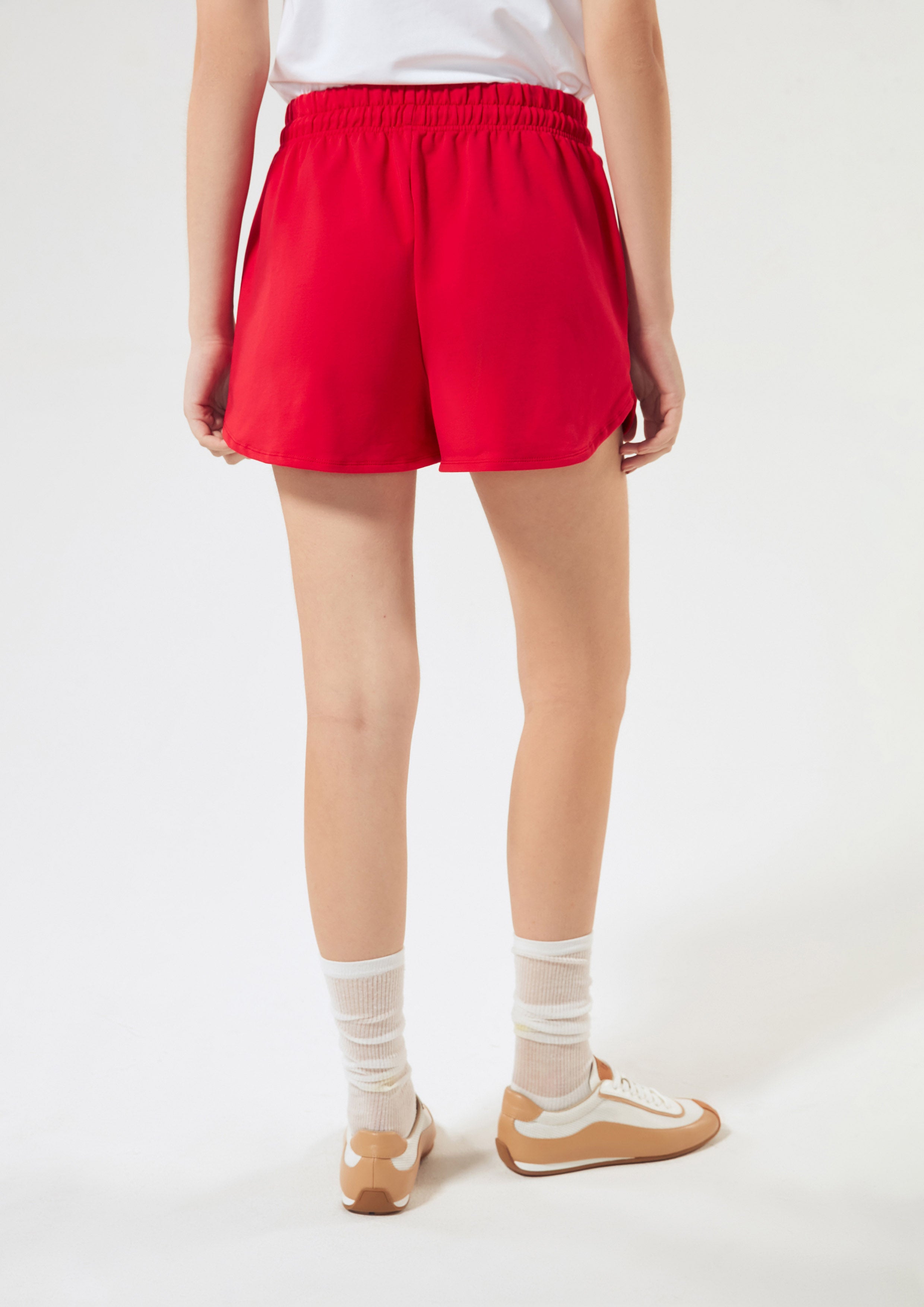 Cat Print With Logo Embroidery Shorts Signature